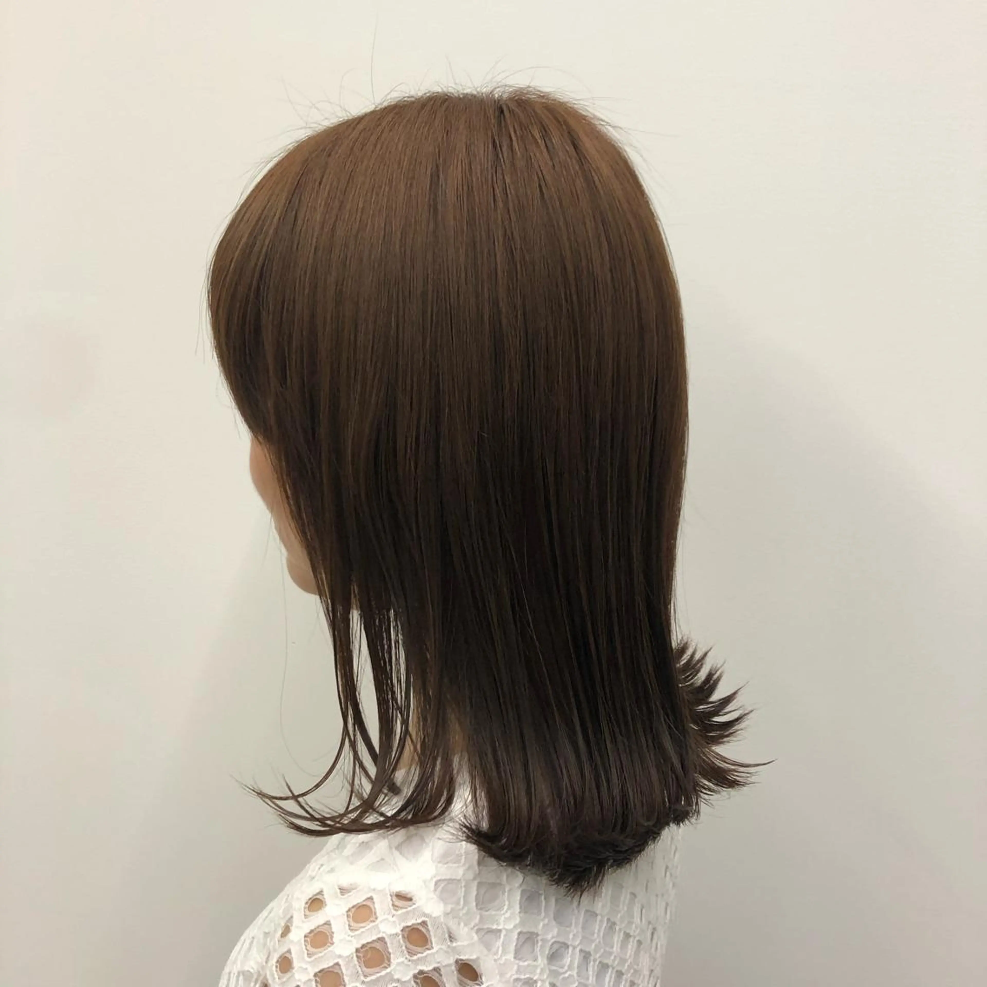 ミディアム カラー オレンジ brisa所属・迎 凪紗のヘアスタイル