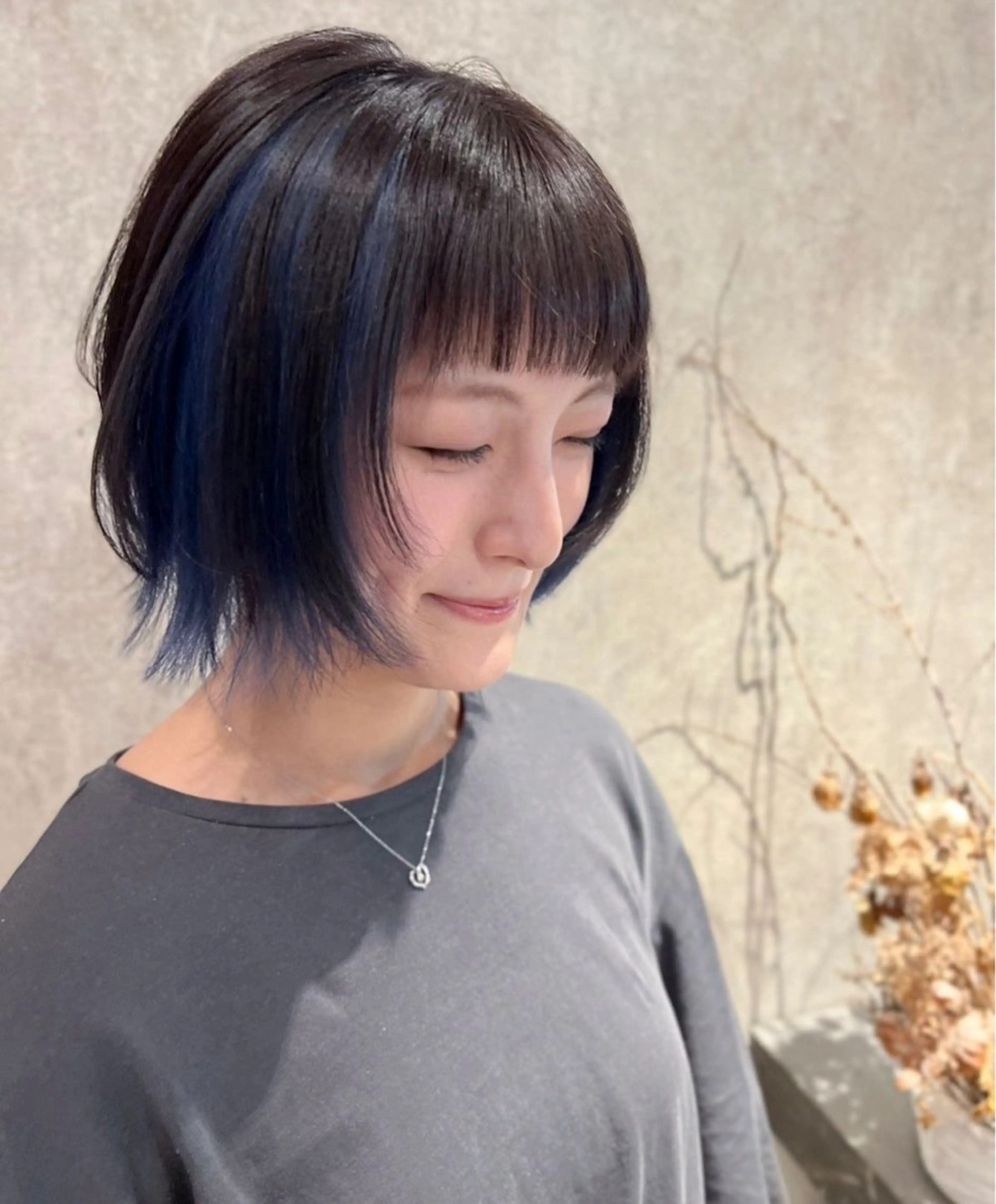 ミディアム ボブレイヤー ボブ レイヤーカット 森田 大夢のヘアスタイル