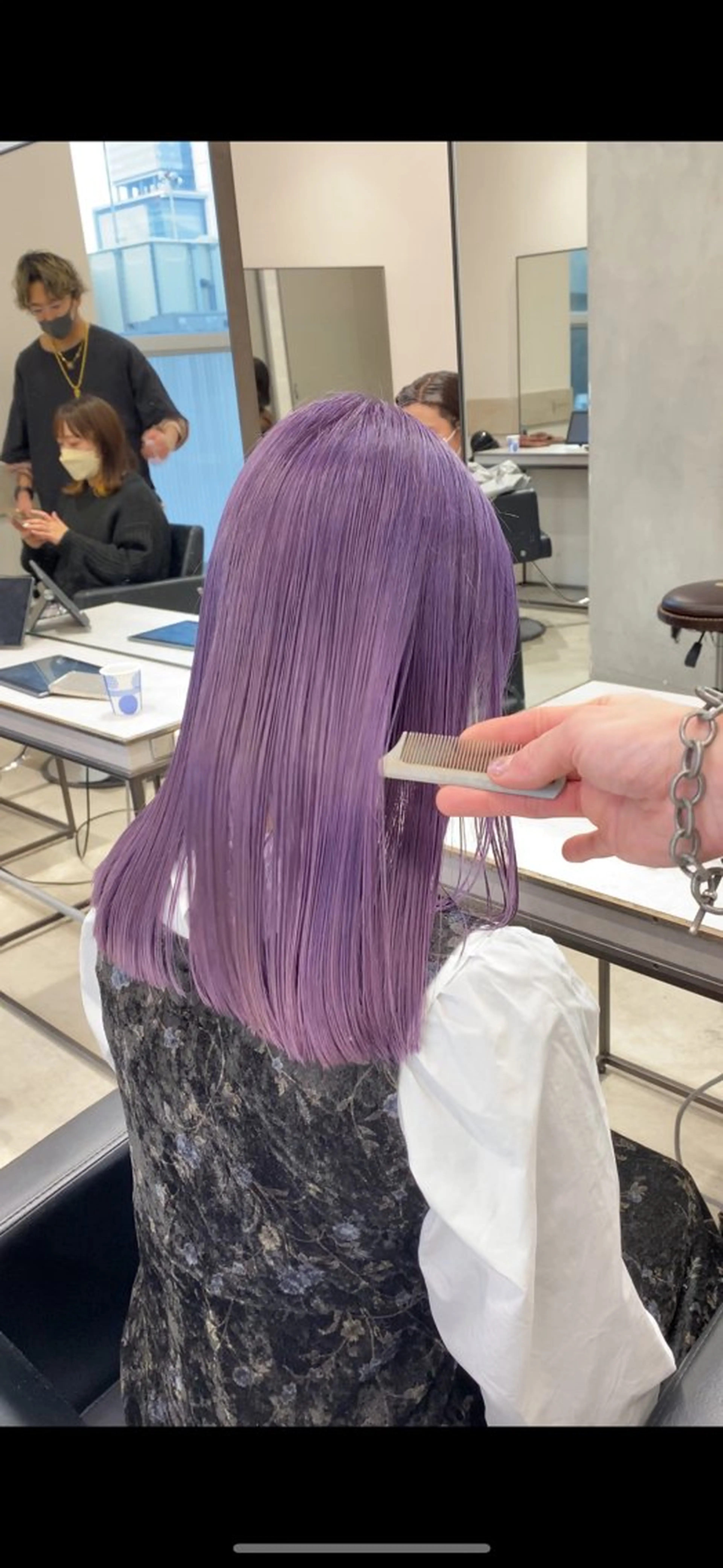 ミディアム カラー share salon OXY所属・🌈ショートの神様 🌈原田公祐のヘアスタイル