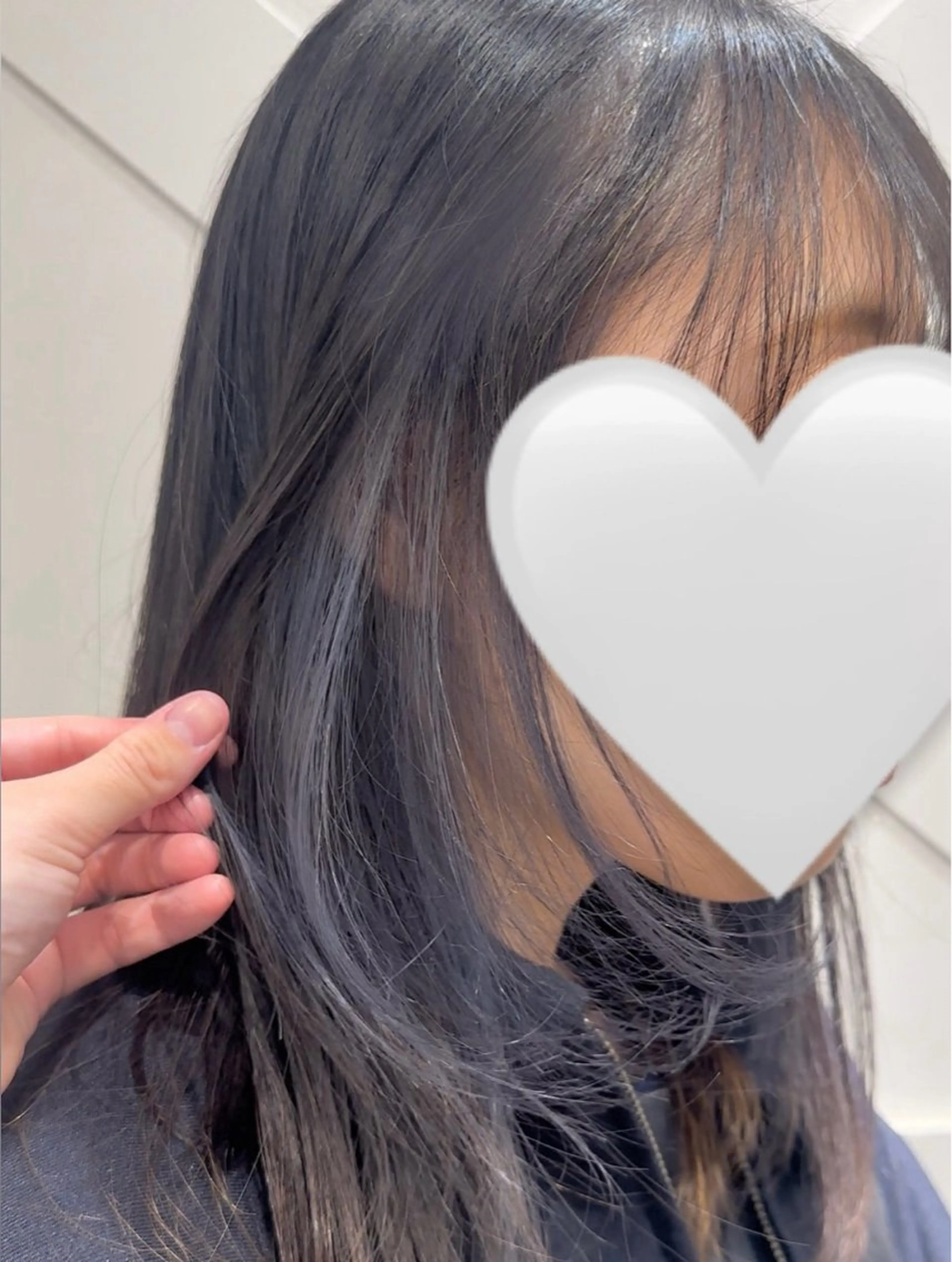 セミロング ヘアカラー 横浜🎀ツヤカラー/ 髪質改善/みさき🐱のヘアスタイル