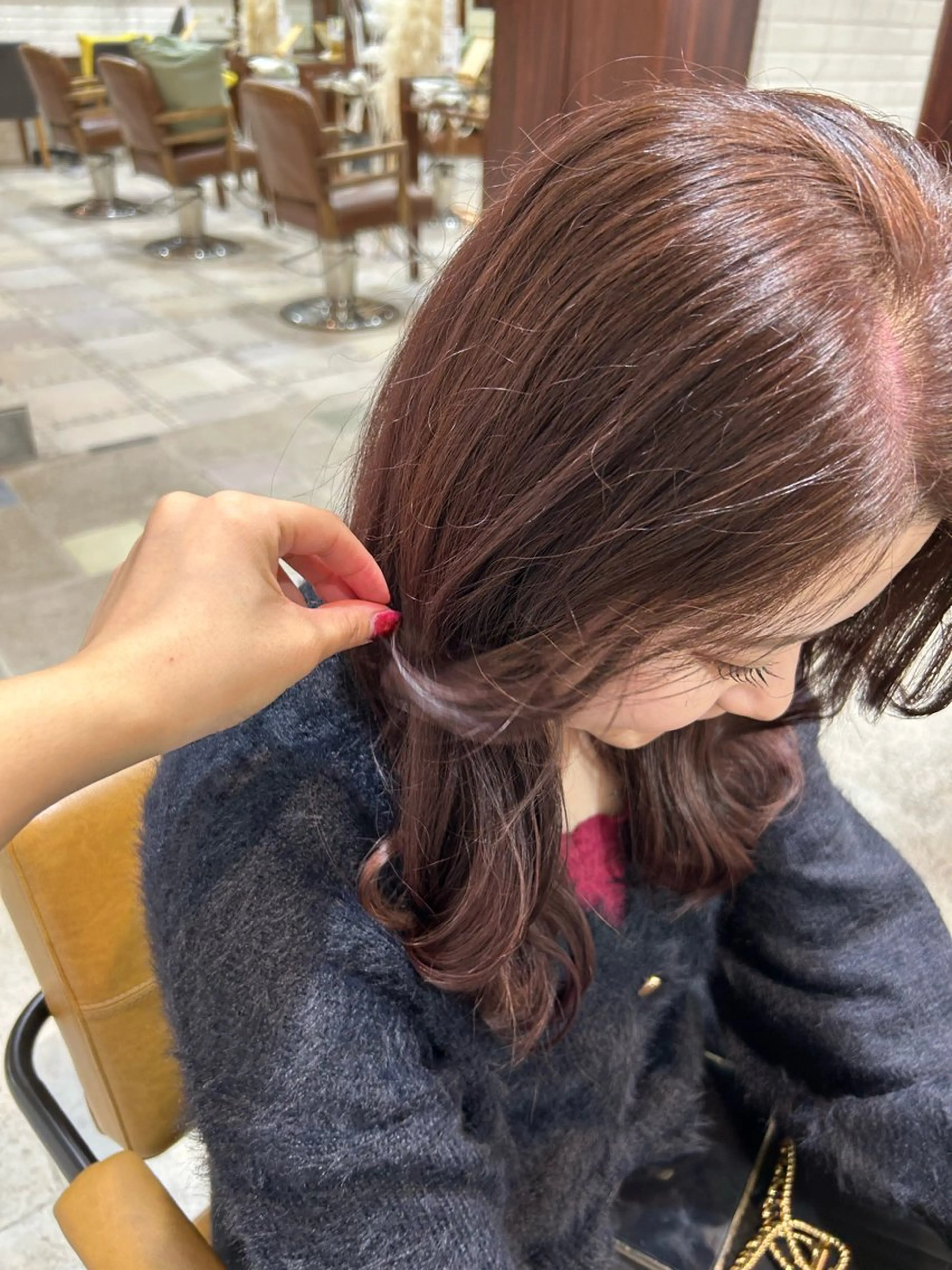 《ご新規様限定💖💖💖》【ダメージケア✨🫧】カット＋カラー＋４STEPトリートメント🧴🫧（ホームケアTR付）の写真