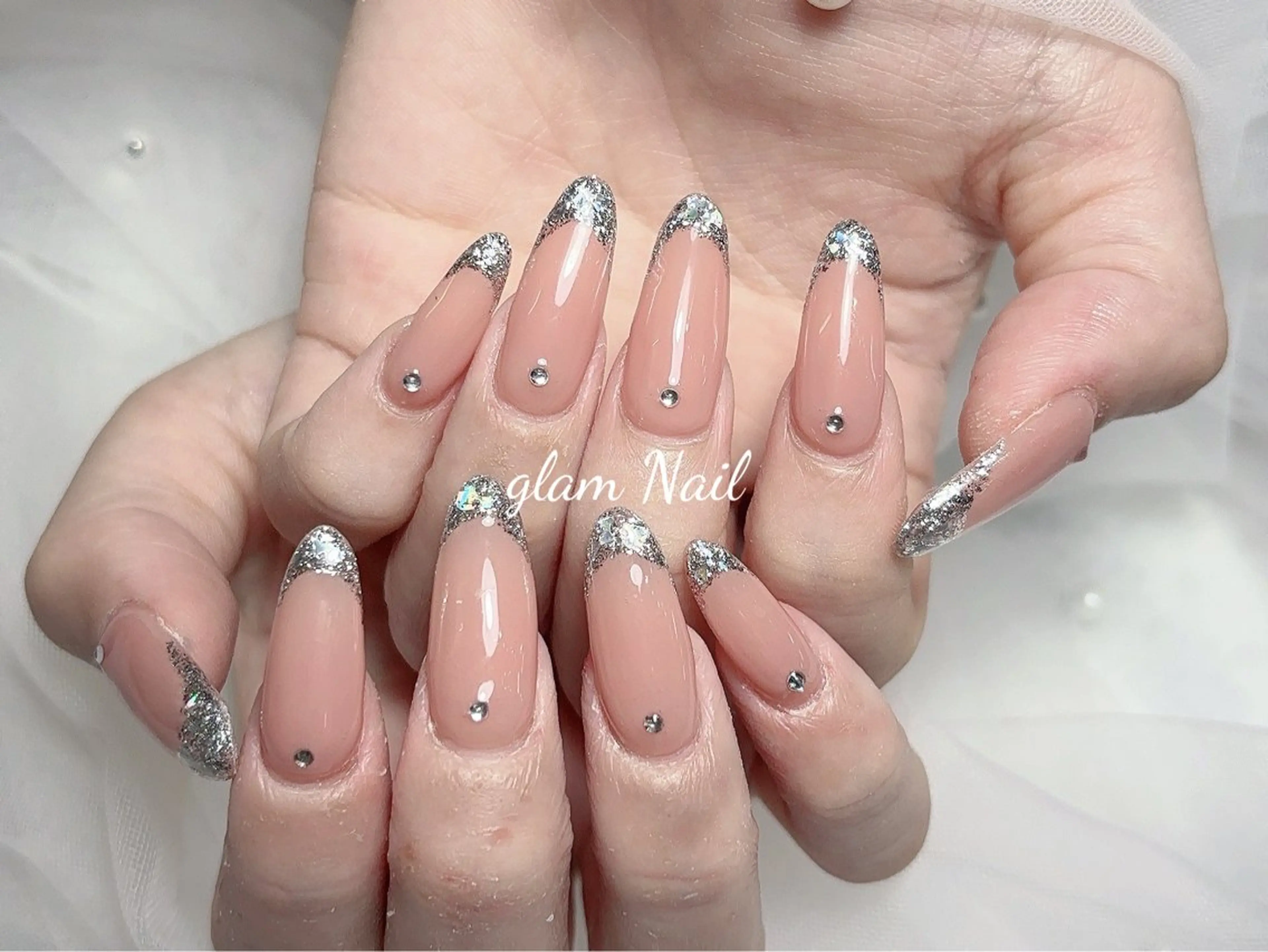 ネイル エツメ💅 長さだし🎀デザインのネイルデザイン