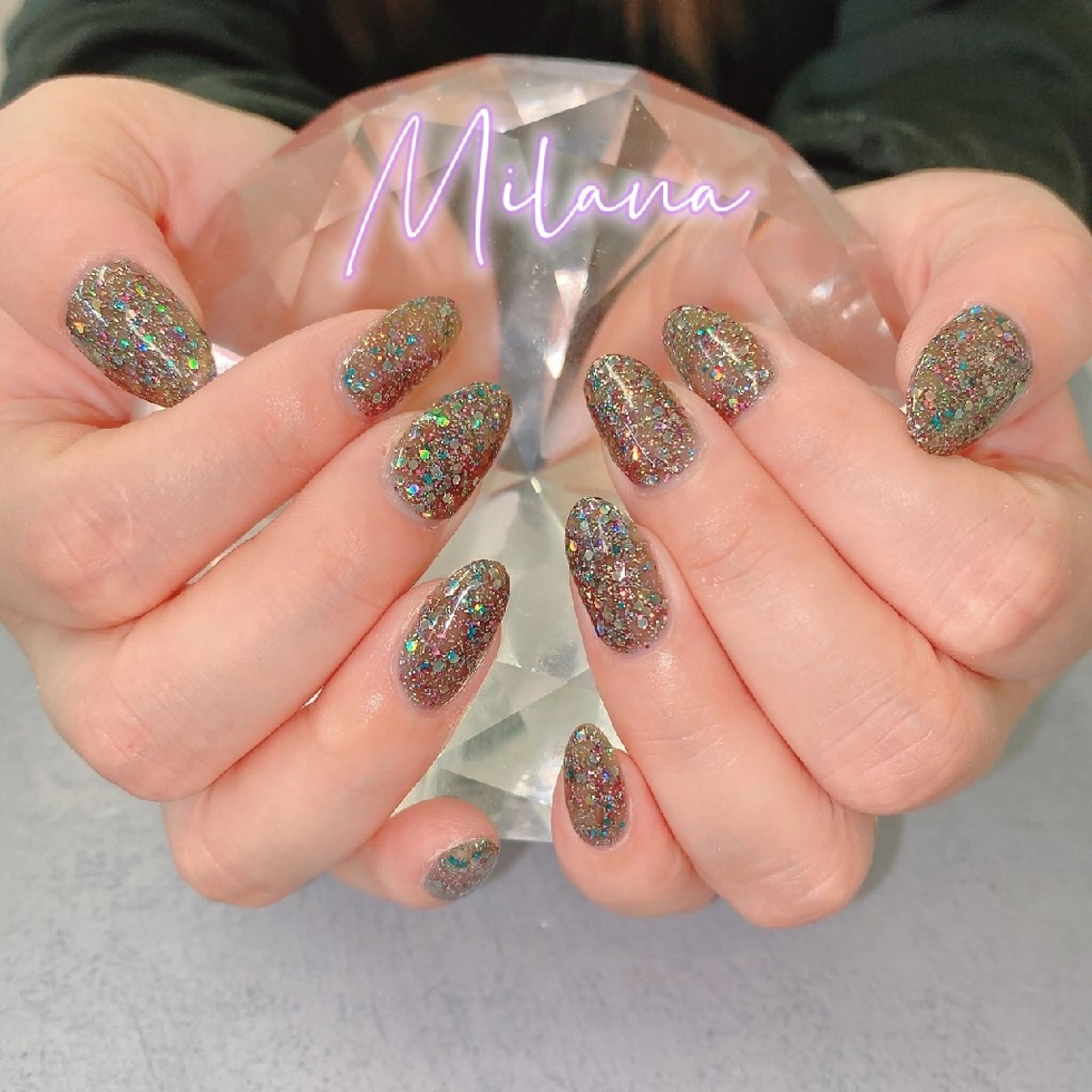 ネイル ワンカラーネイル ハンドネイル Milana 川瀬のネイルデザイン