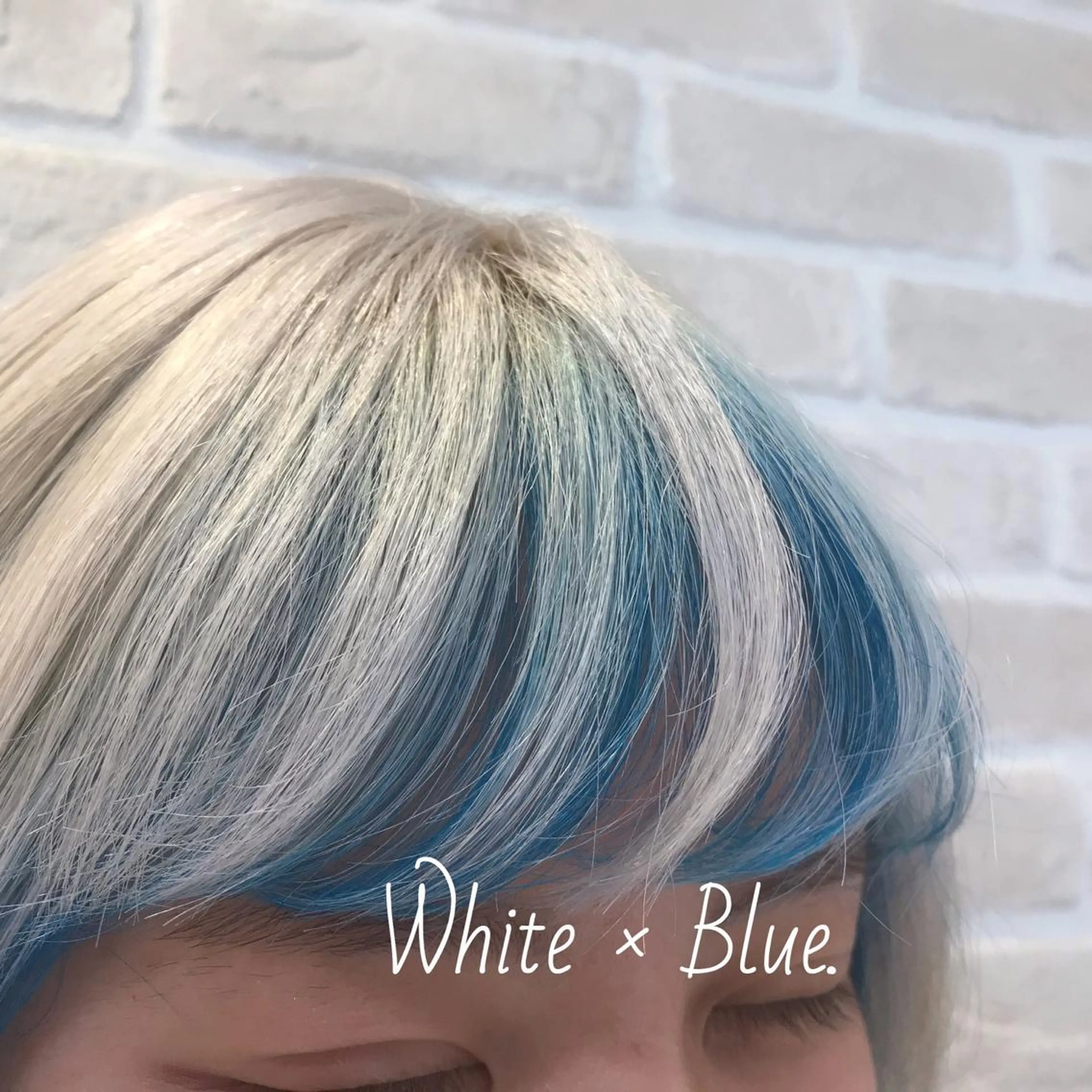カラー ブリーチ ブルーカラー Uno. 本気で ヘアに悩む方へ✨のヘアスタイル