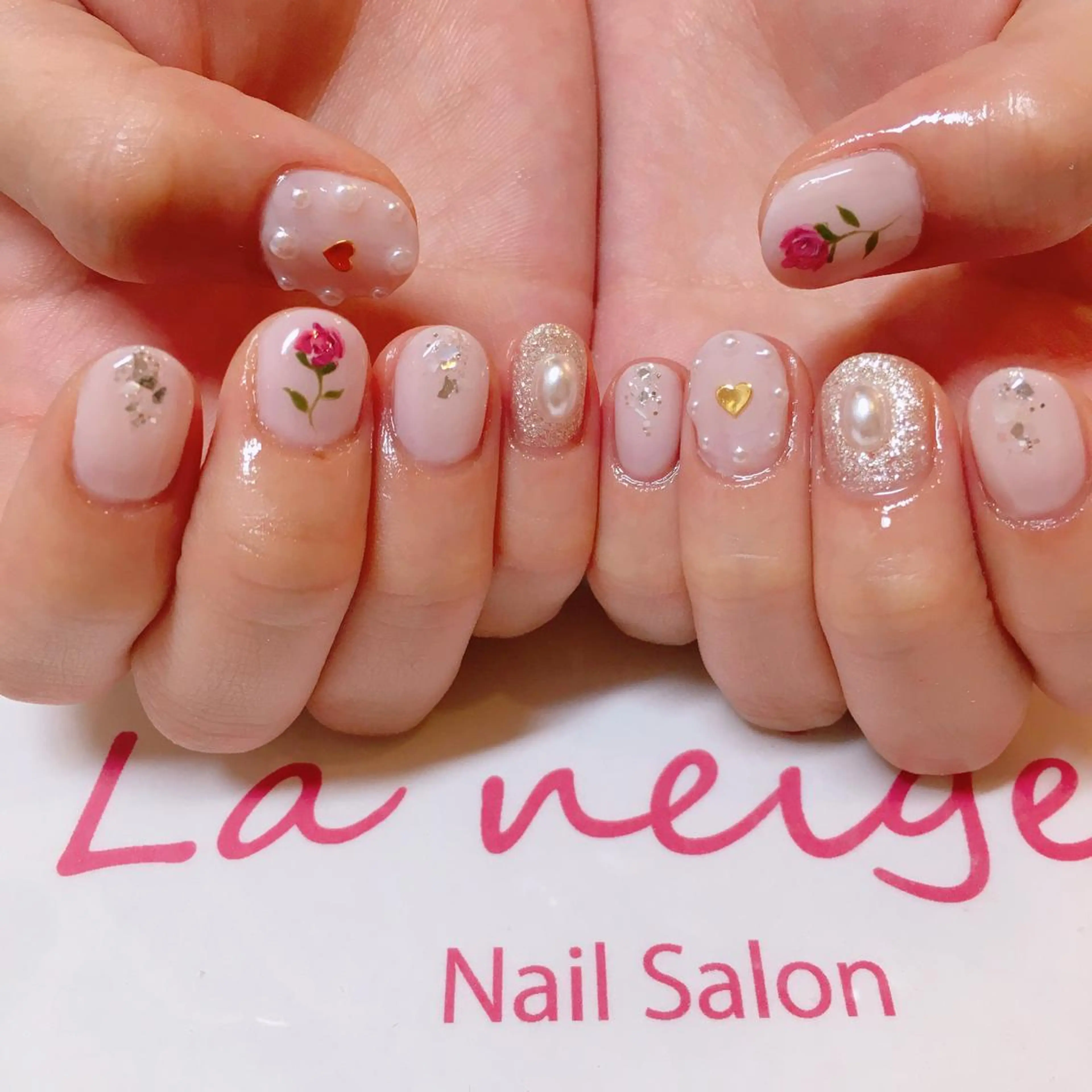 ネイル La neige* yuki 🥯🍑のネイルデザイン