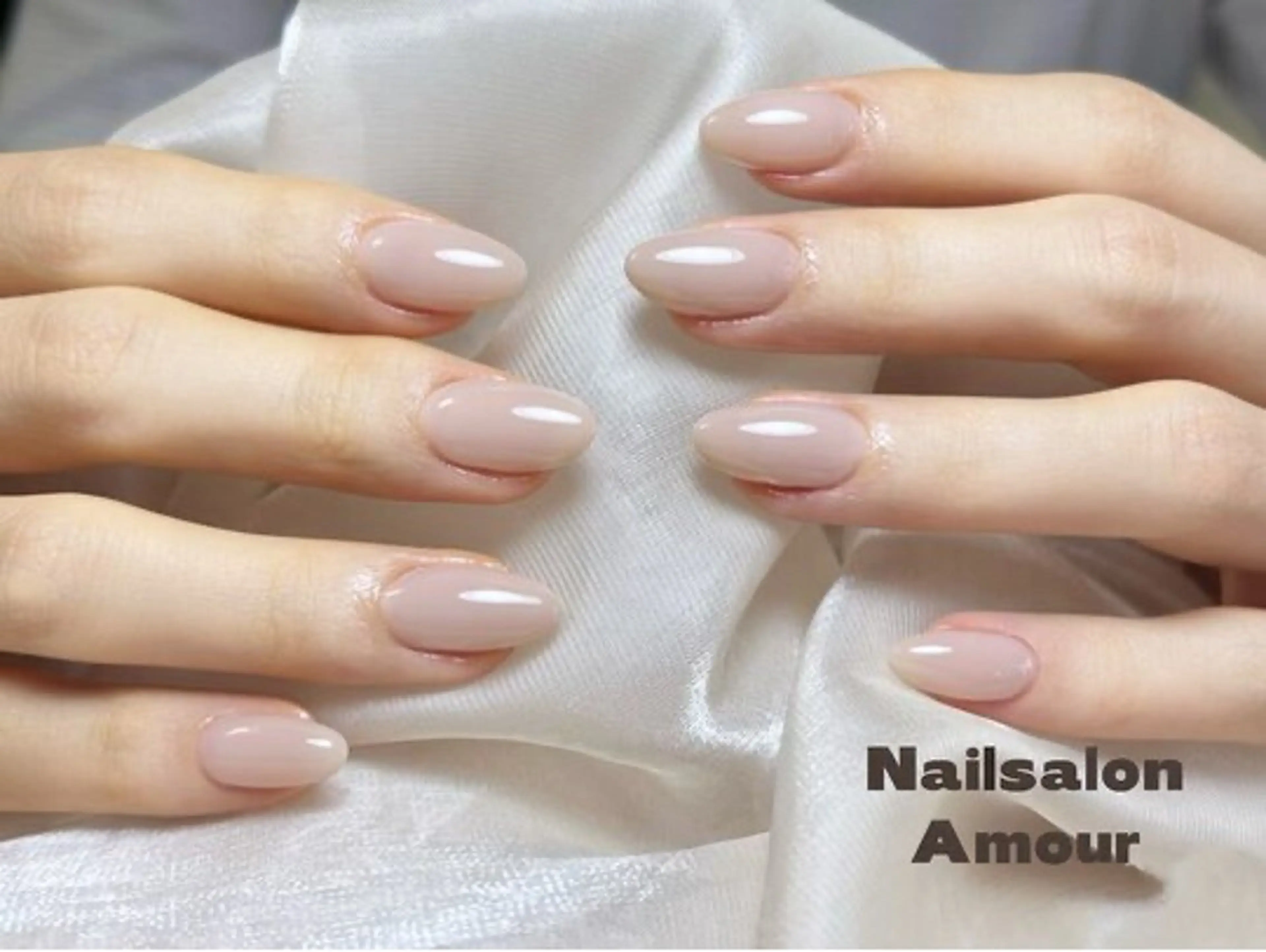 ネイル ワンカラーネイル Amour所属・パラジェル登録店 アイラッシュ＆ネイルのネイルデザイン