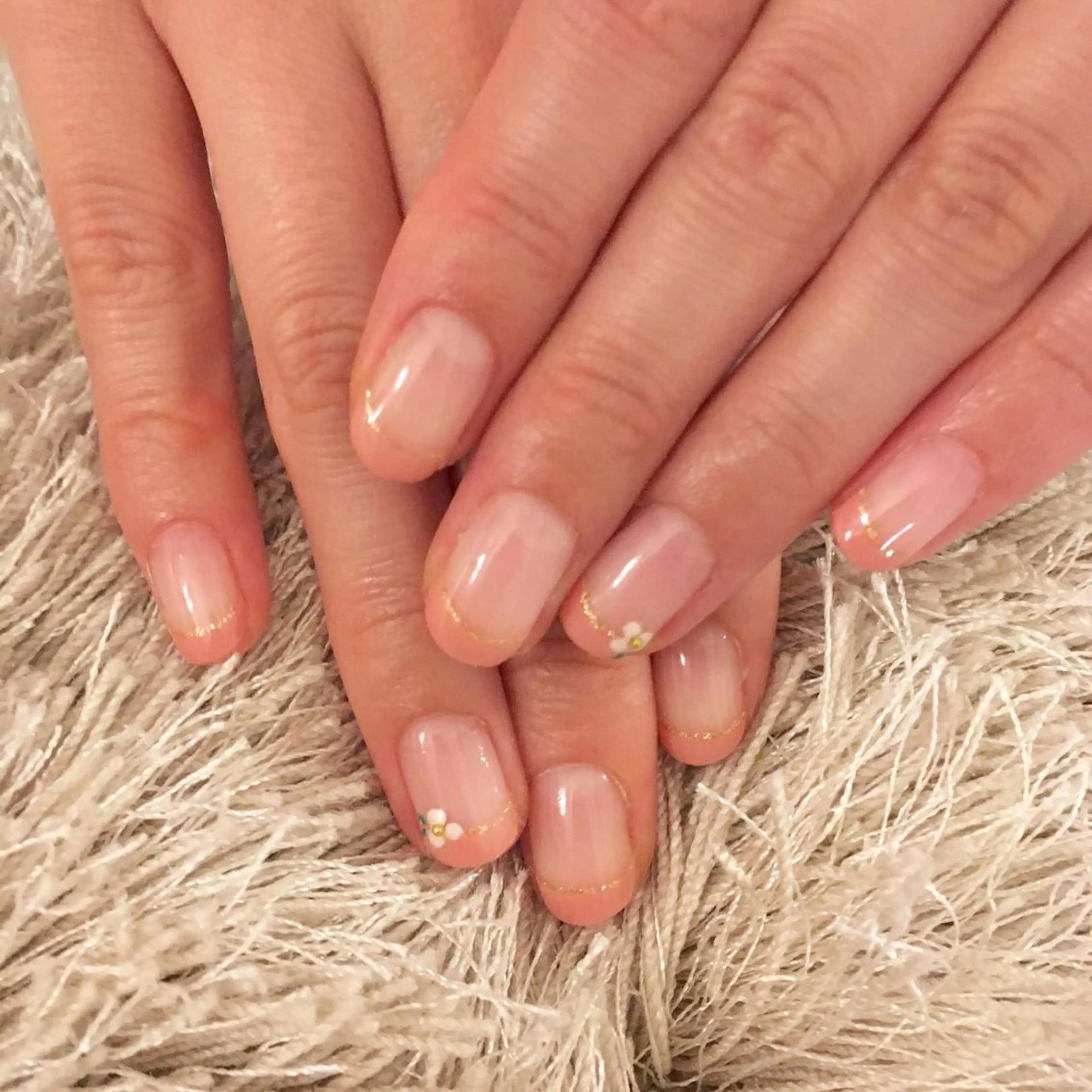 ネイル フレンチネイル ピンク A-nail エーネイル所属・M. ERIのネイルデザイン