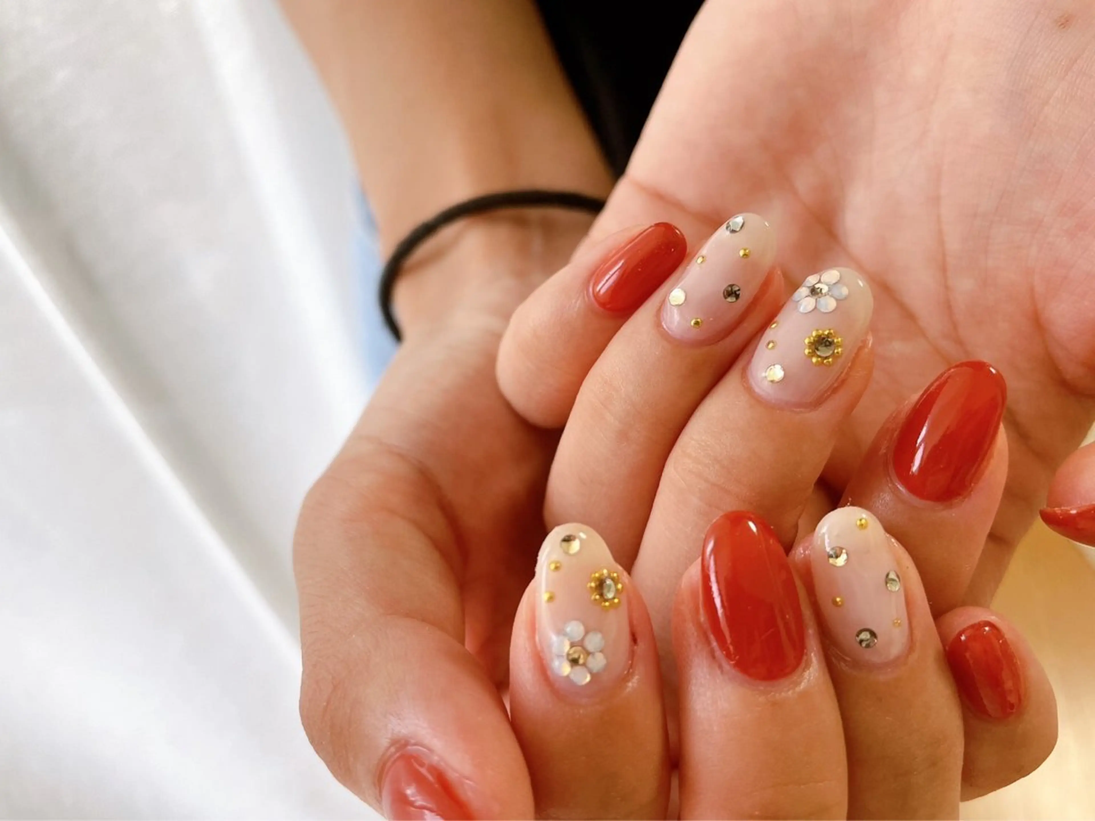 ネイル ジェルネイル 韓国ネイル マグネットネイル 持ち込み パラジェル ハンドネイル kiki nail 二子玉川のネイルデザイン