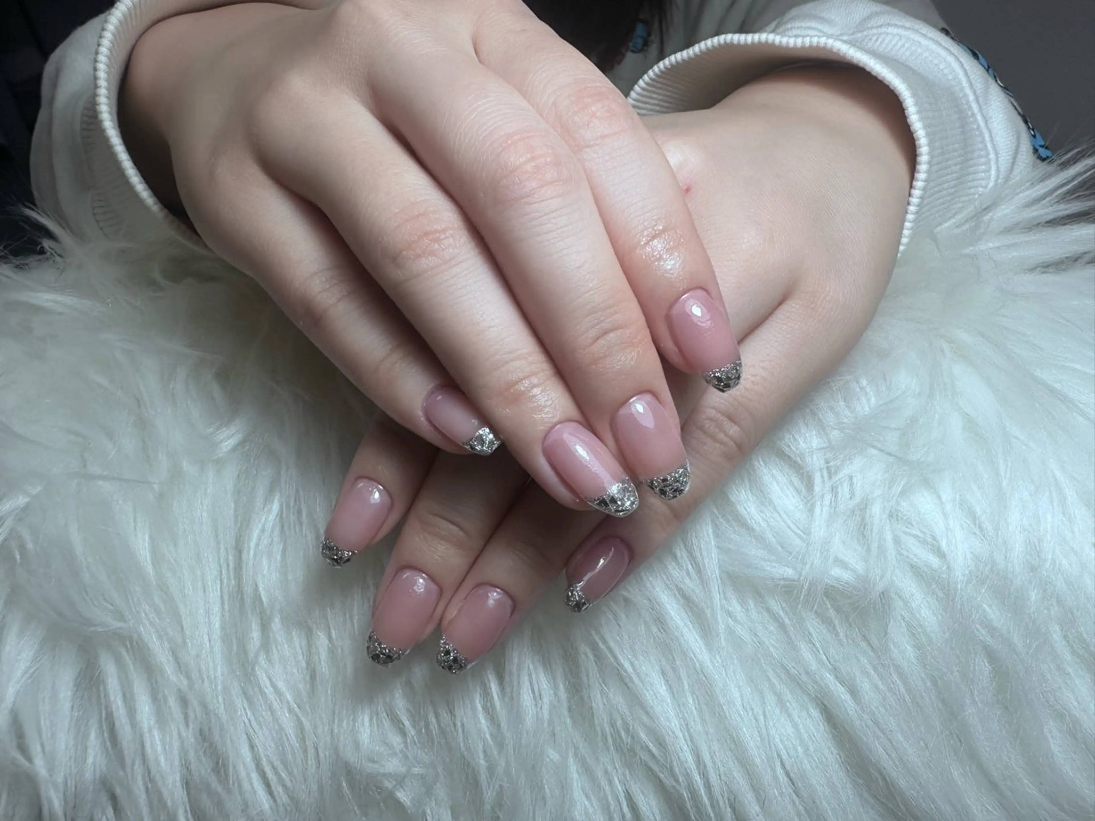 ネイル アートネイル オーロラネイル フラッシュネイル ガーリー キラキラネイル ハンドネイル DIAMOND NAILMANAMIのネイルデザイン