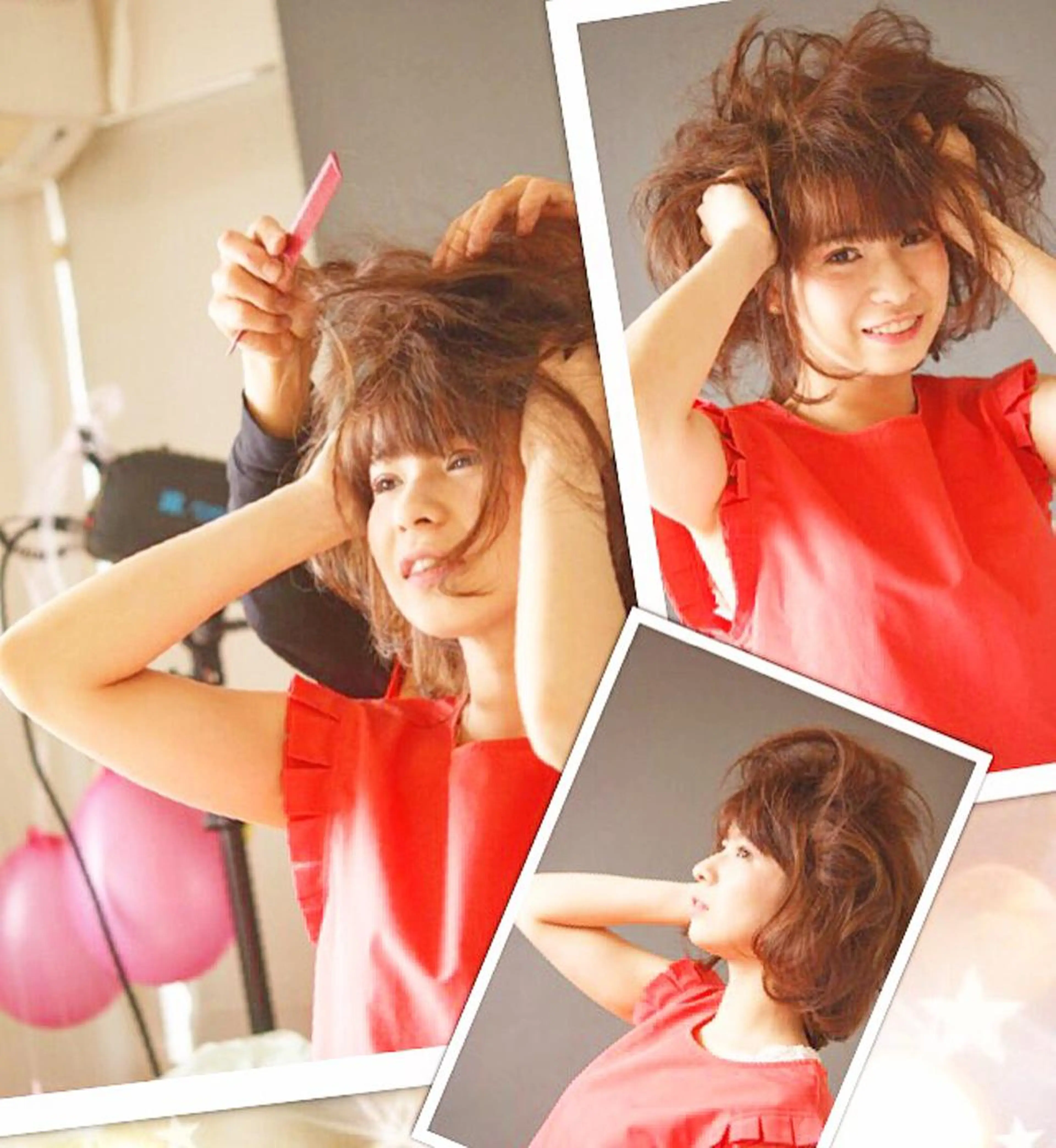 ミディアム nishimura makotoのヘアスタイル