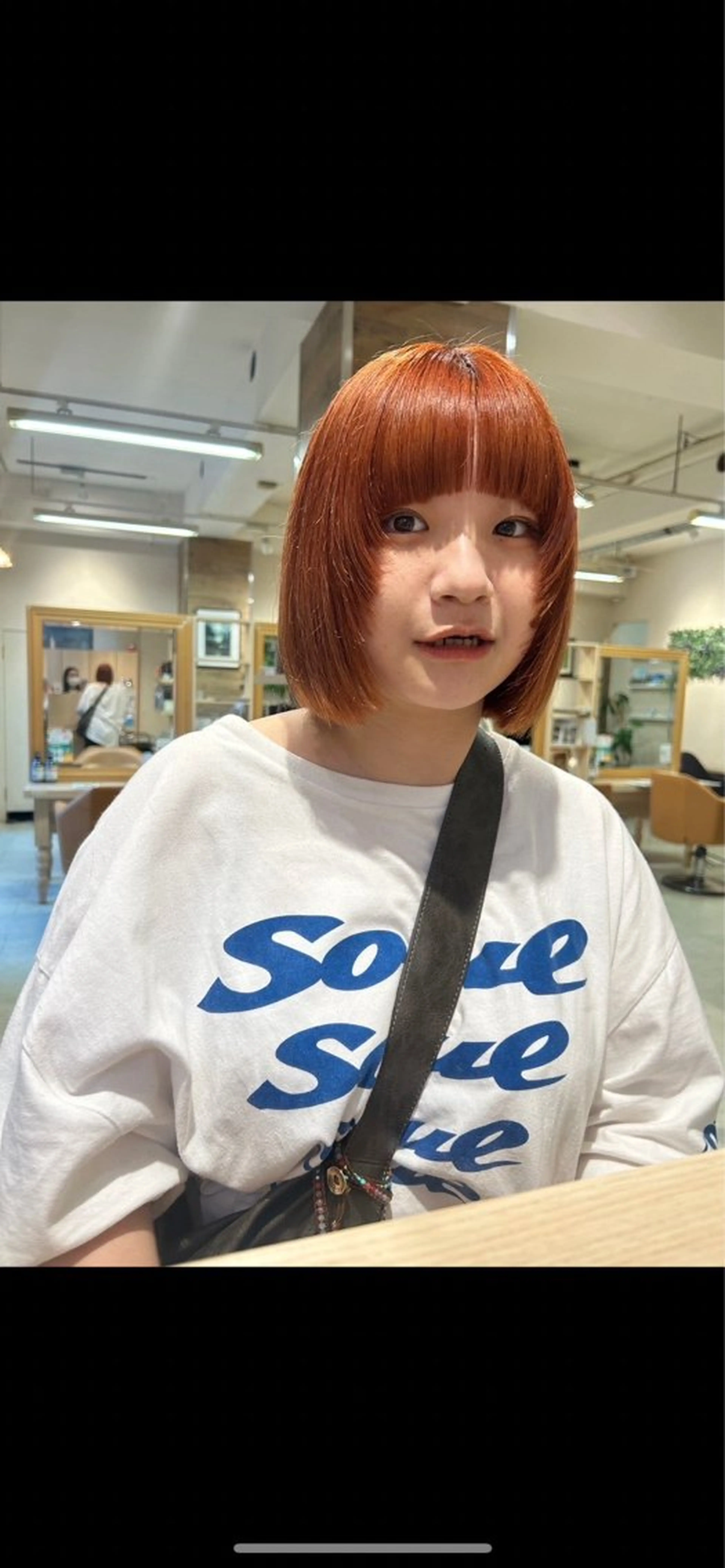 ショート レイヤーカット/ 透明感カラーmikuのヘアスタイル