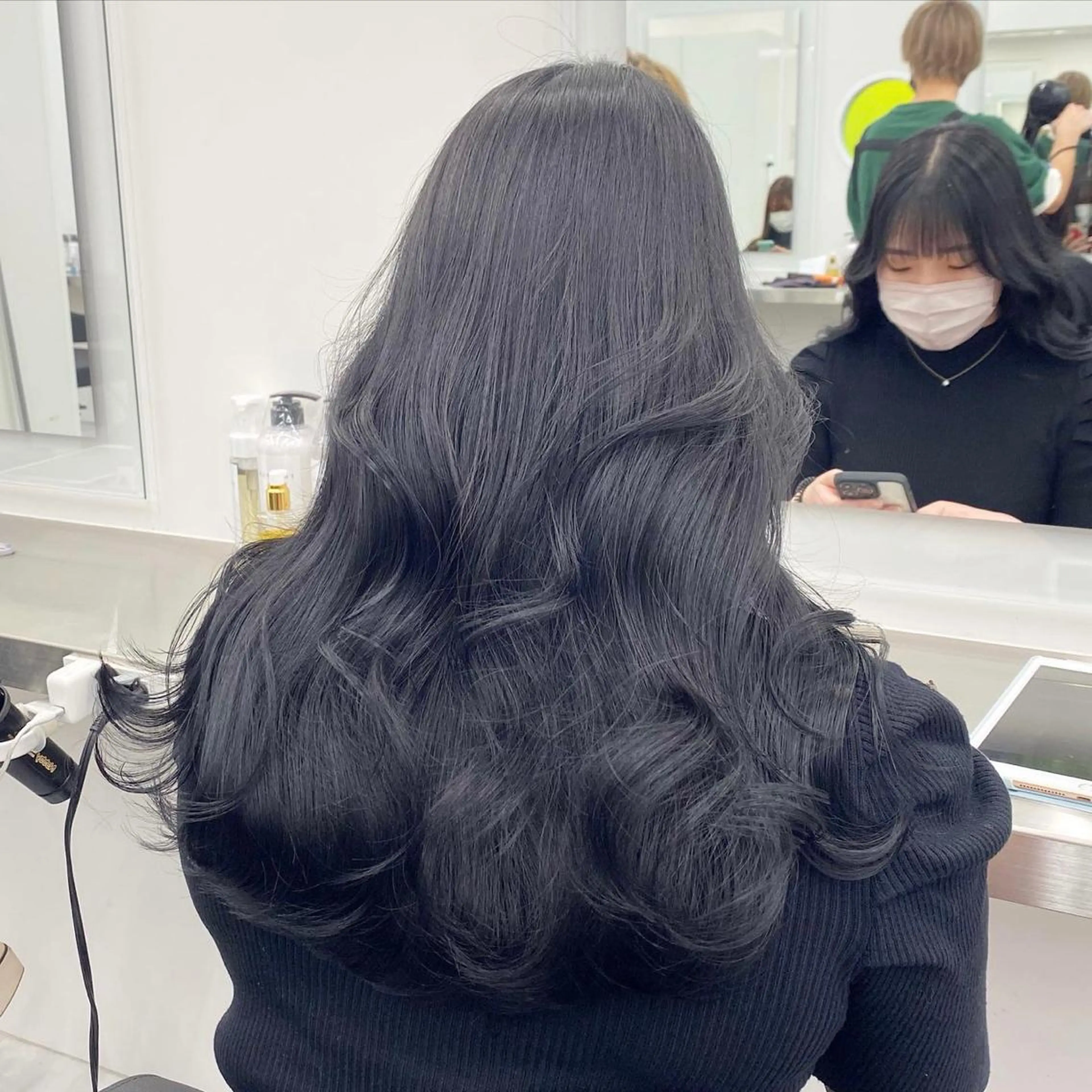 ロング カラー ブリーチなし💗 艶カラー 翔太郎のヘアスタイル