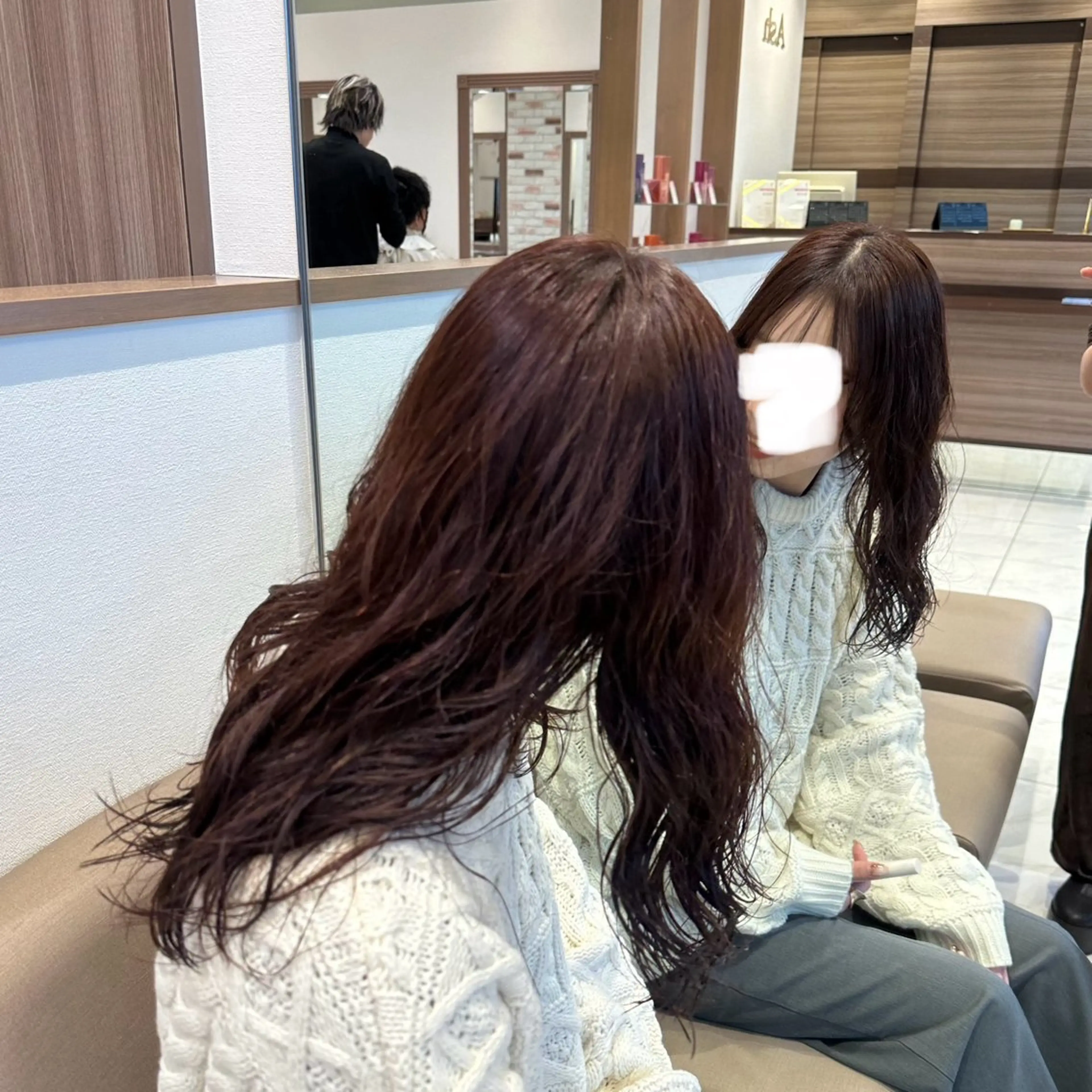 ミディアム カラー ヘアカラー 𓍯暖色/韓国風 田中沙羅‎𓍯のヘアスタイル