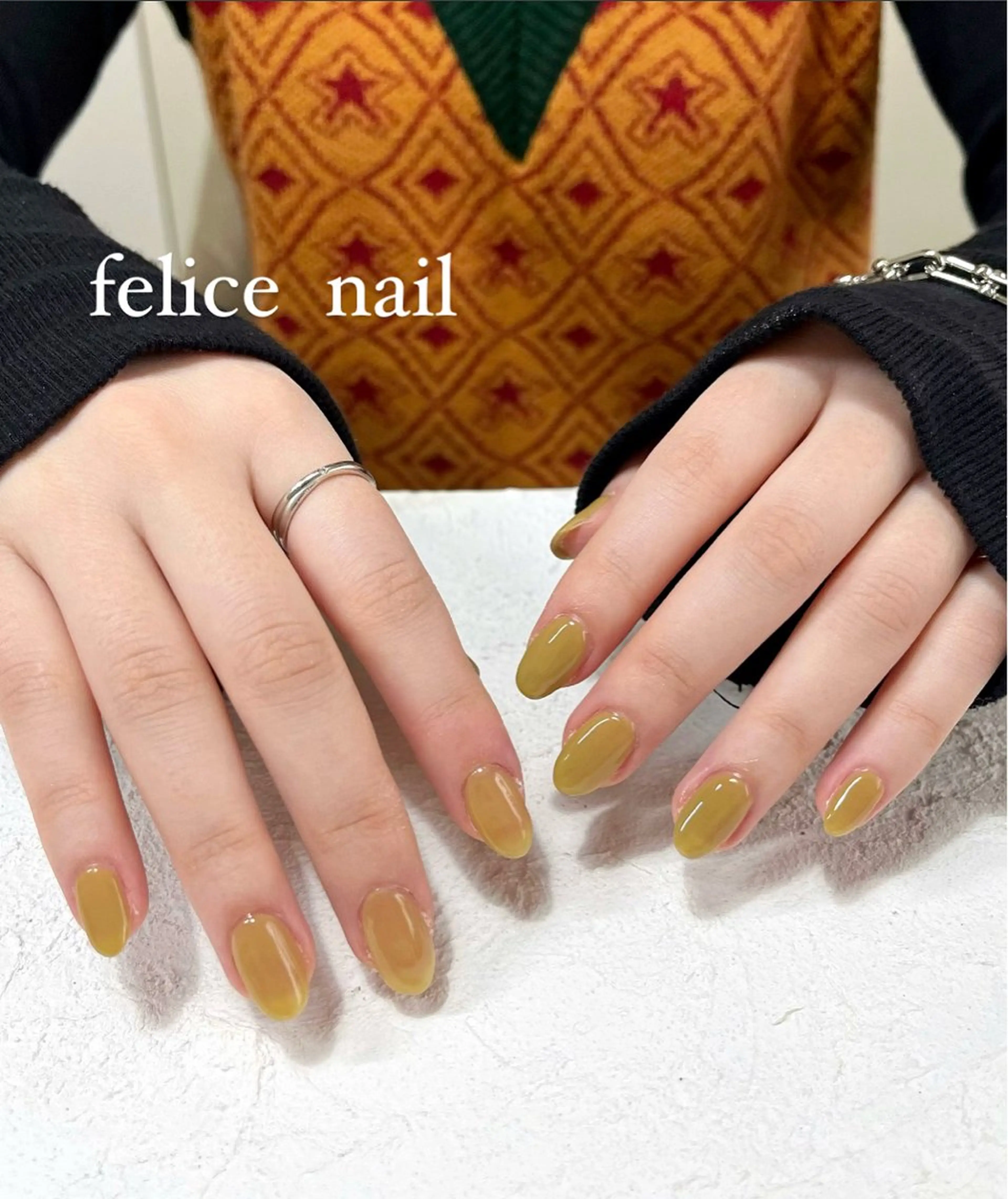 ネイル ワンカラーネイル felice nailのネイルデザイン