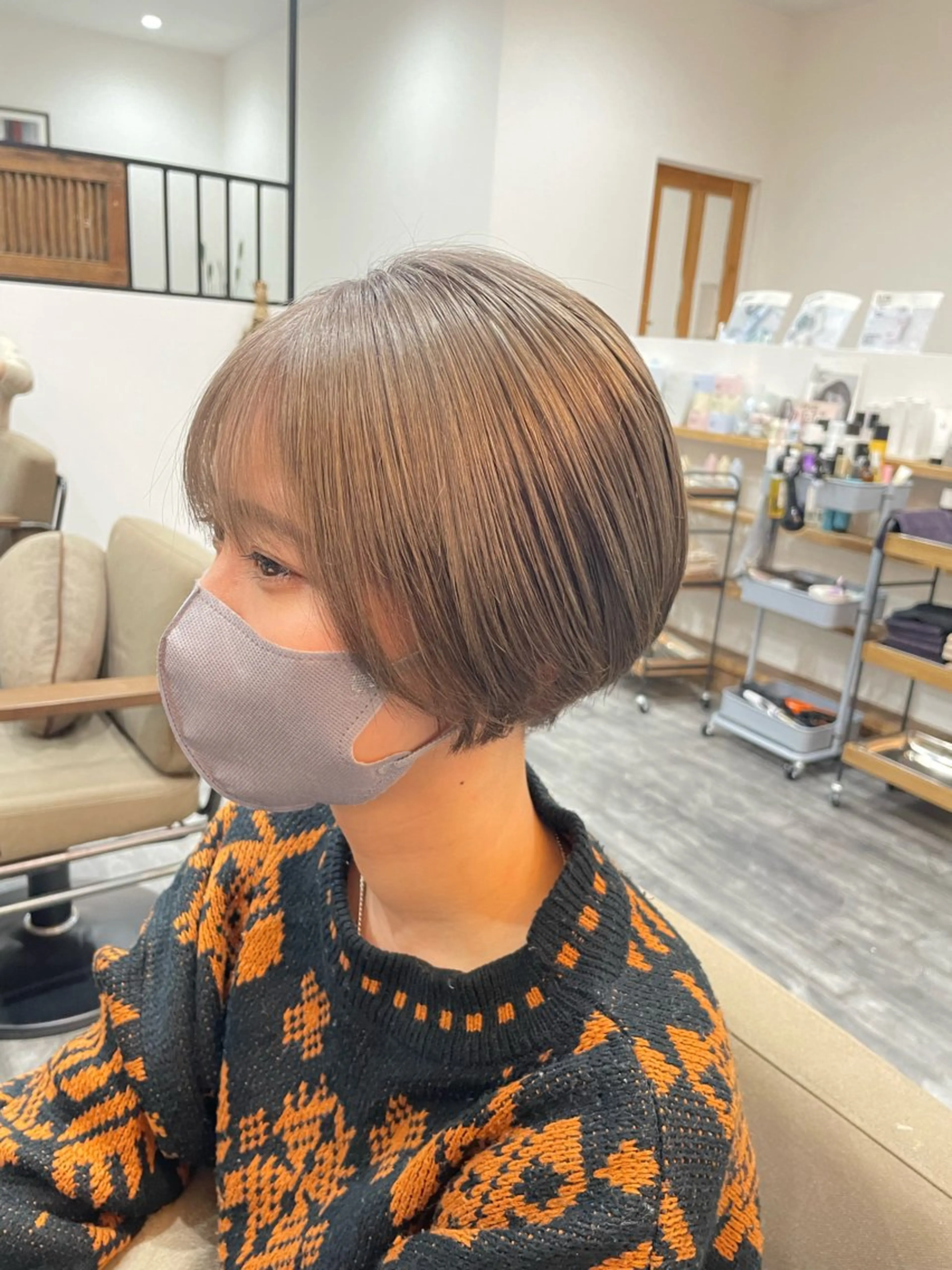 ショート カラー ende. ハルタのヘアスタイル