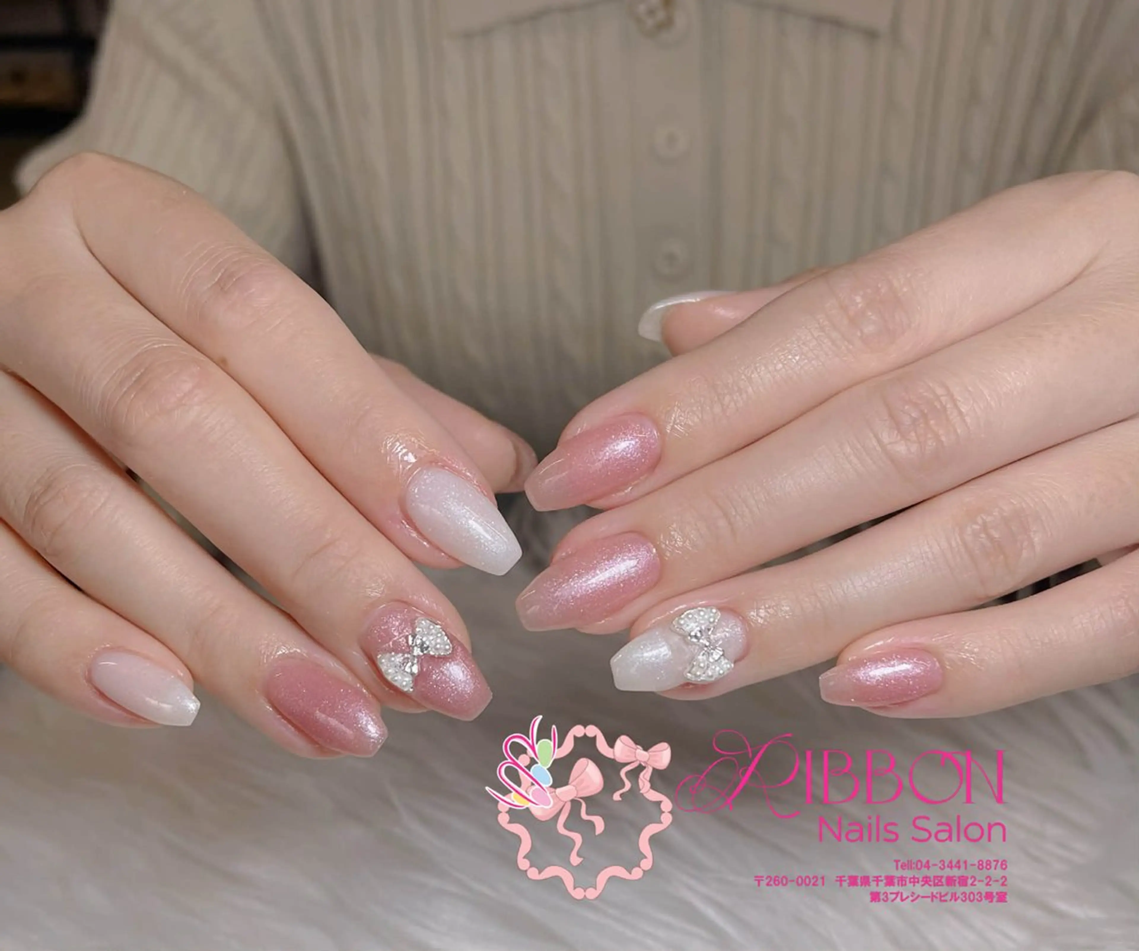 ネイル アートネイル ストーンネイル ハンドネイル NiJi Nailsのネイルデザイン