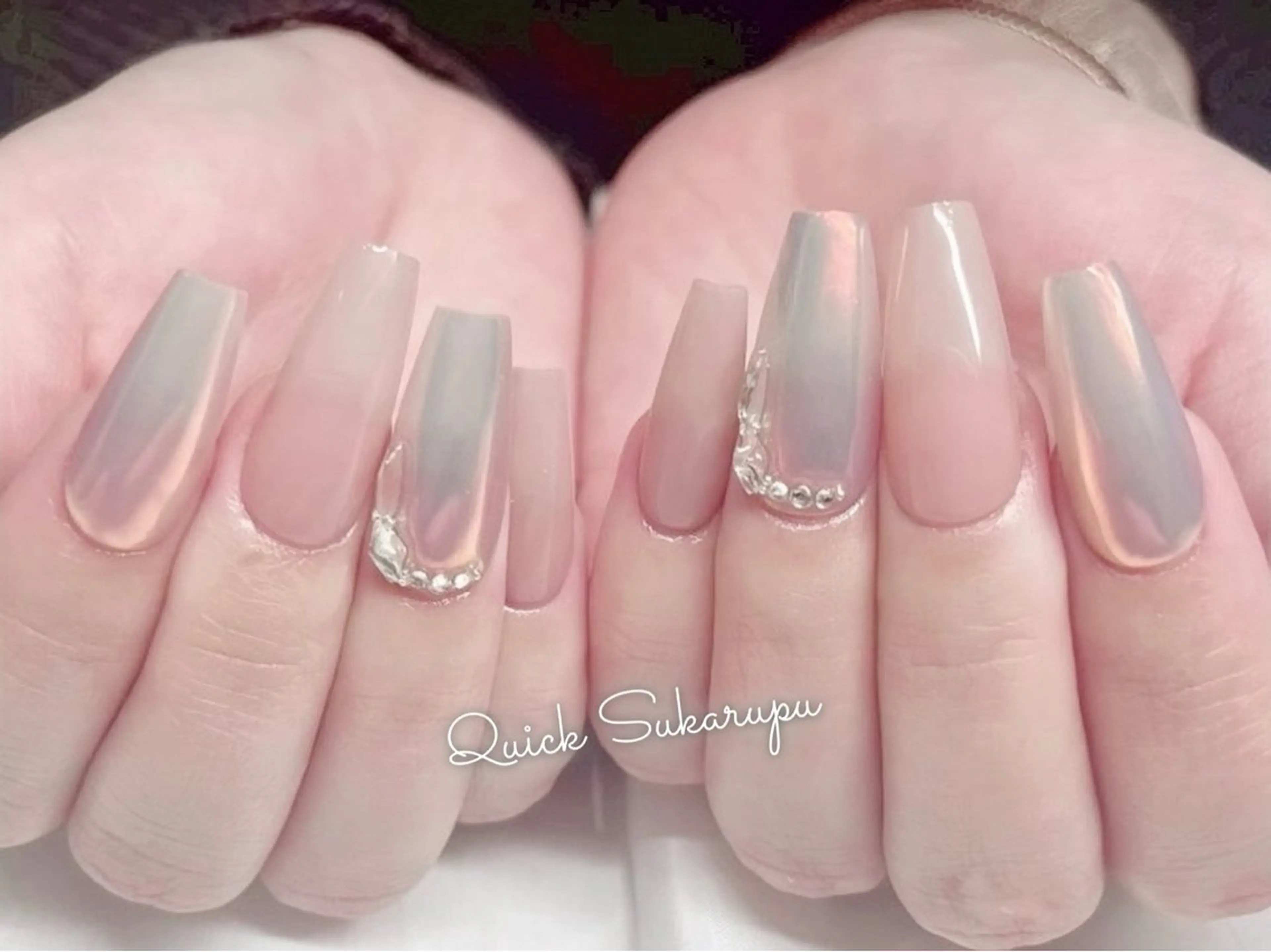 ネイル ハンドネイル ハンドケア Quick Sukarupu新宿のネイルデザイン
