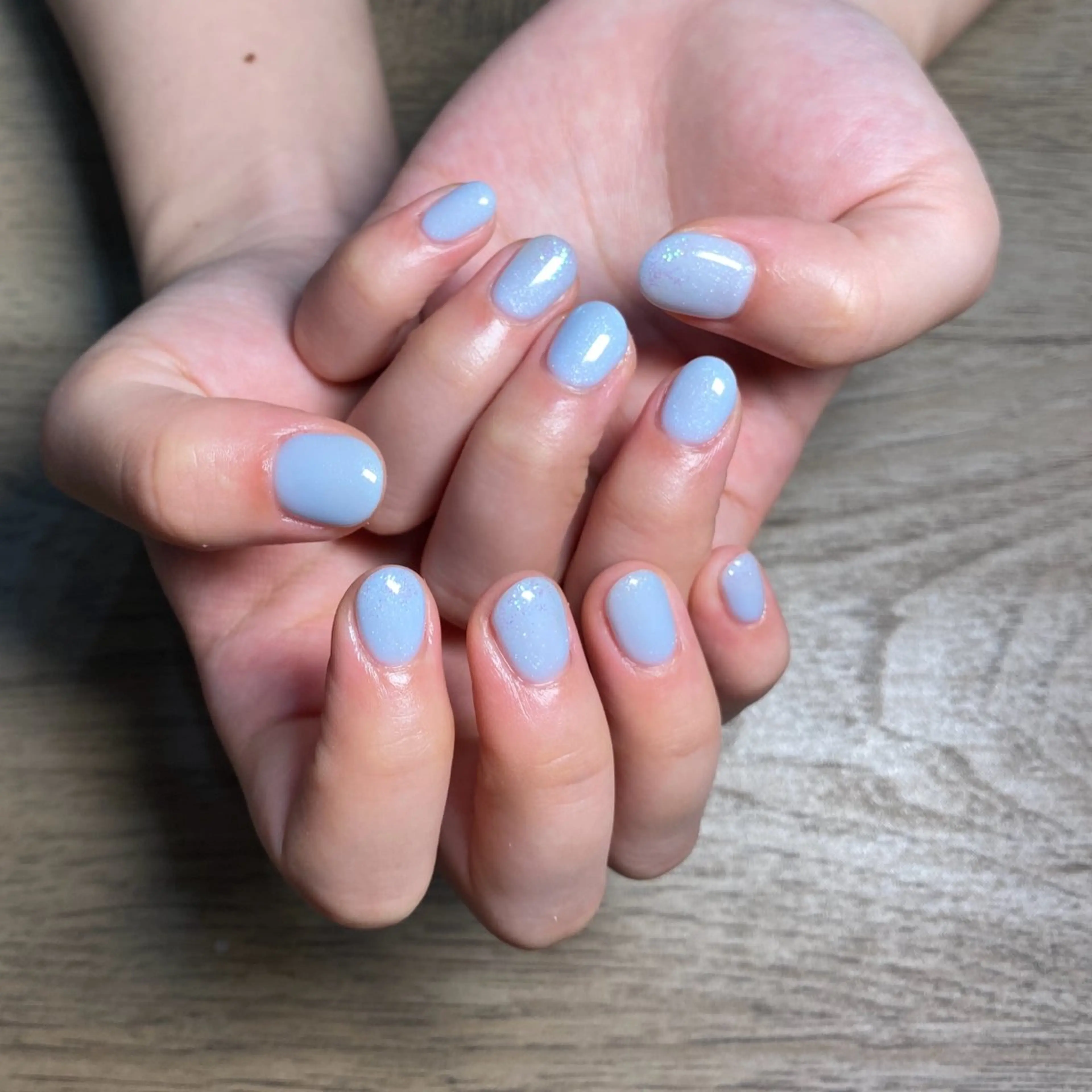 ネイル ラメ(グリッター) ワンカラーネイル うえぽん 🌟のネイルデザイン