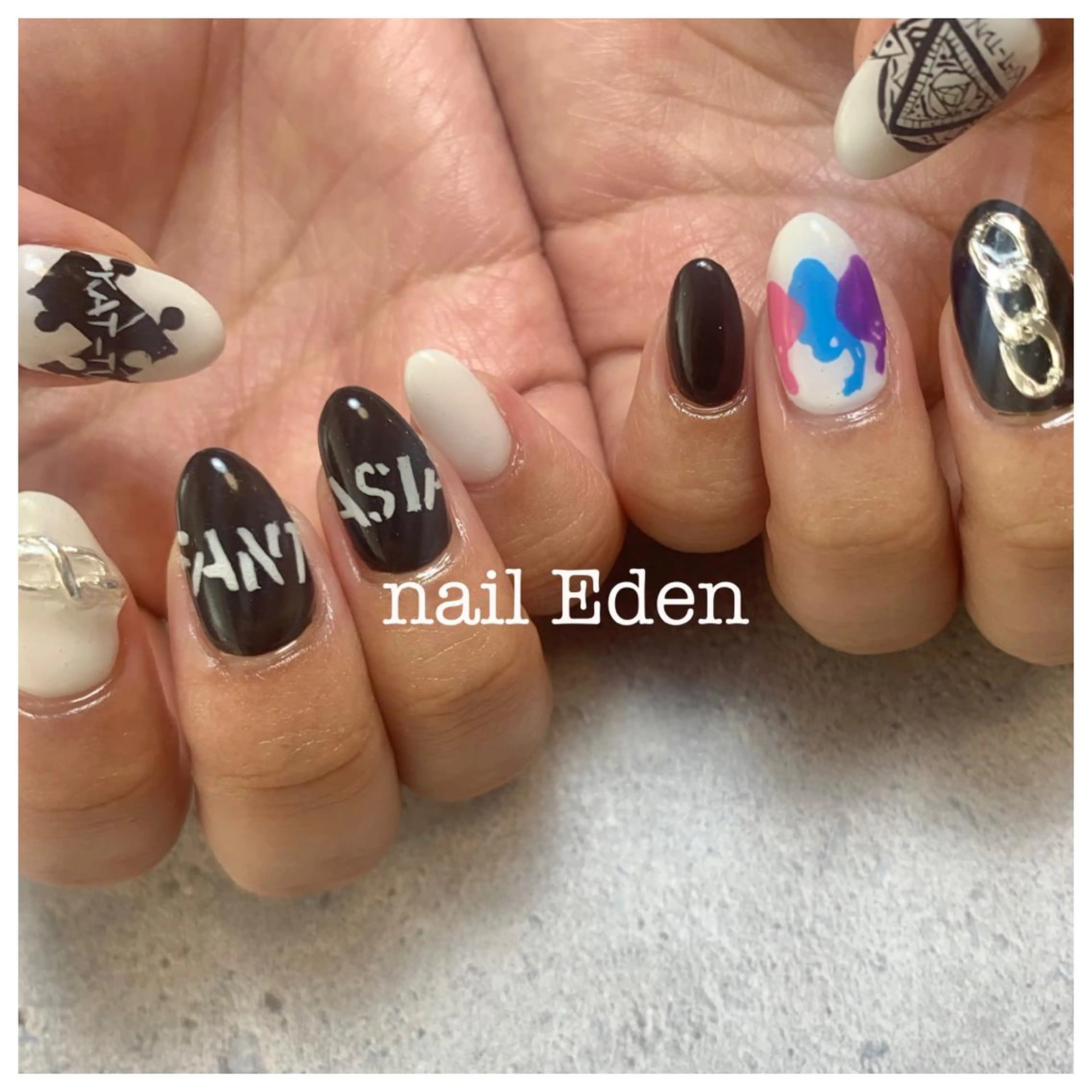 ネイル 持ち込み ハンドネイル ハンドケア Eden　private nail saron所属・Eden ♾️のネイルデザイン