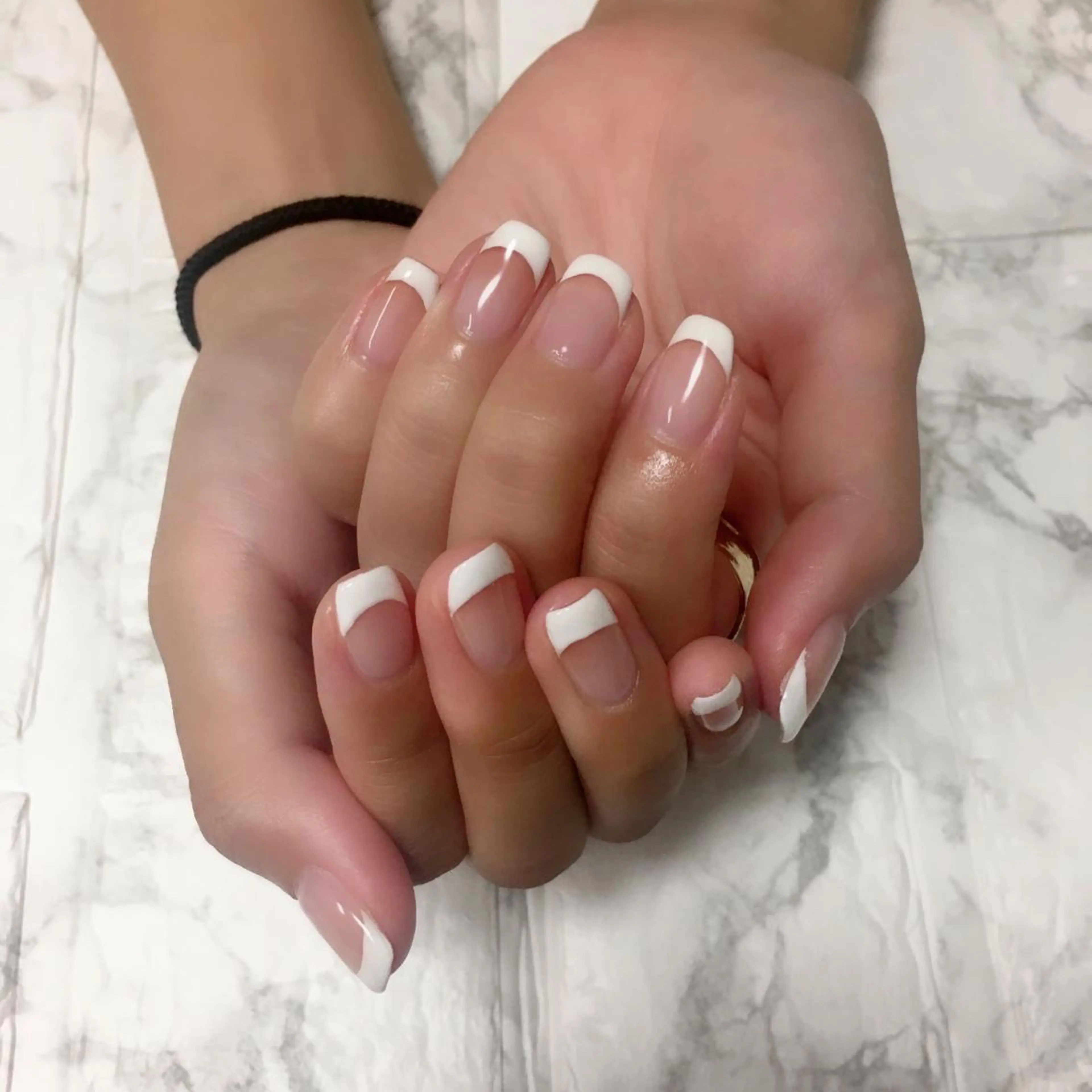 ネイル フレンチネイル ハンドネイル 自爪育成/深爪矯正 mikiのネイルデザイン