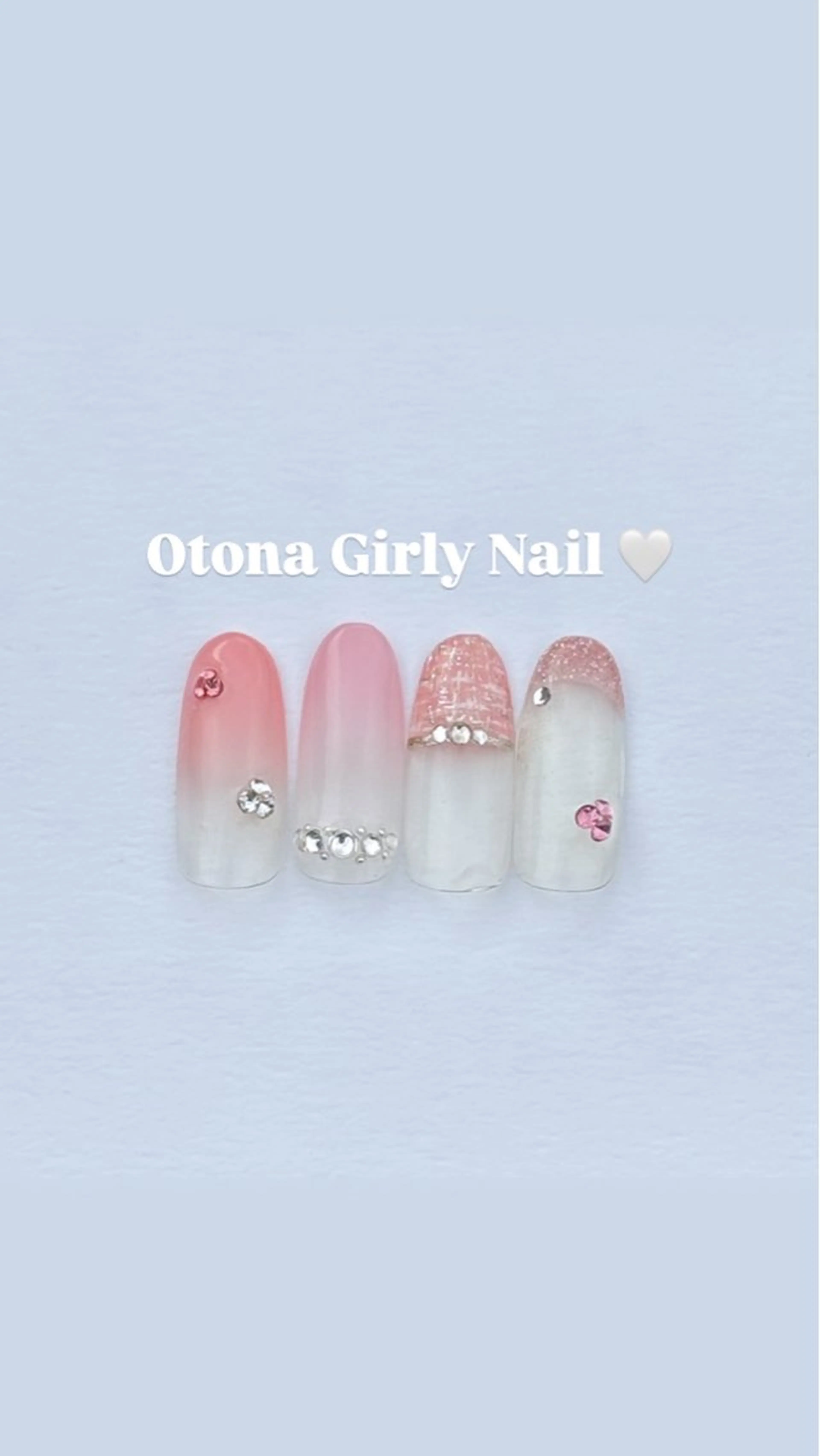 ネイル アートネイル フレンチネイル ガーリー グラデーション ワンカラーネイル セプトアカデミー YAYOSHIのネイルデザイン