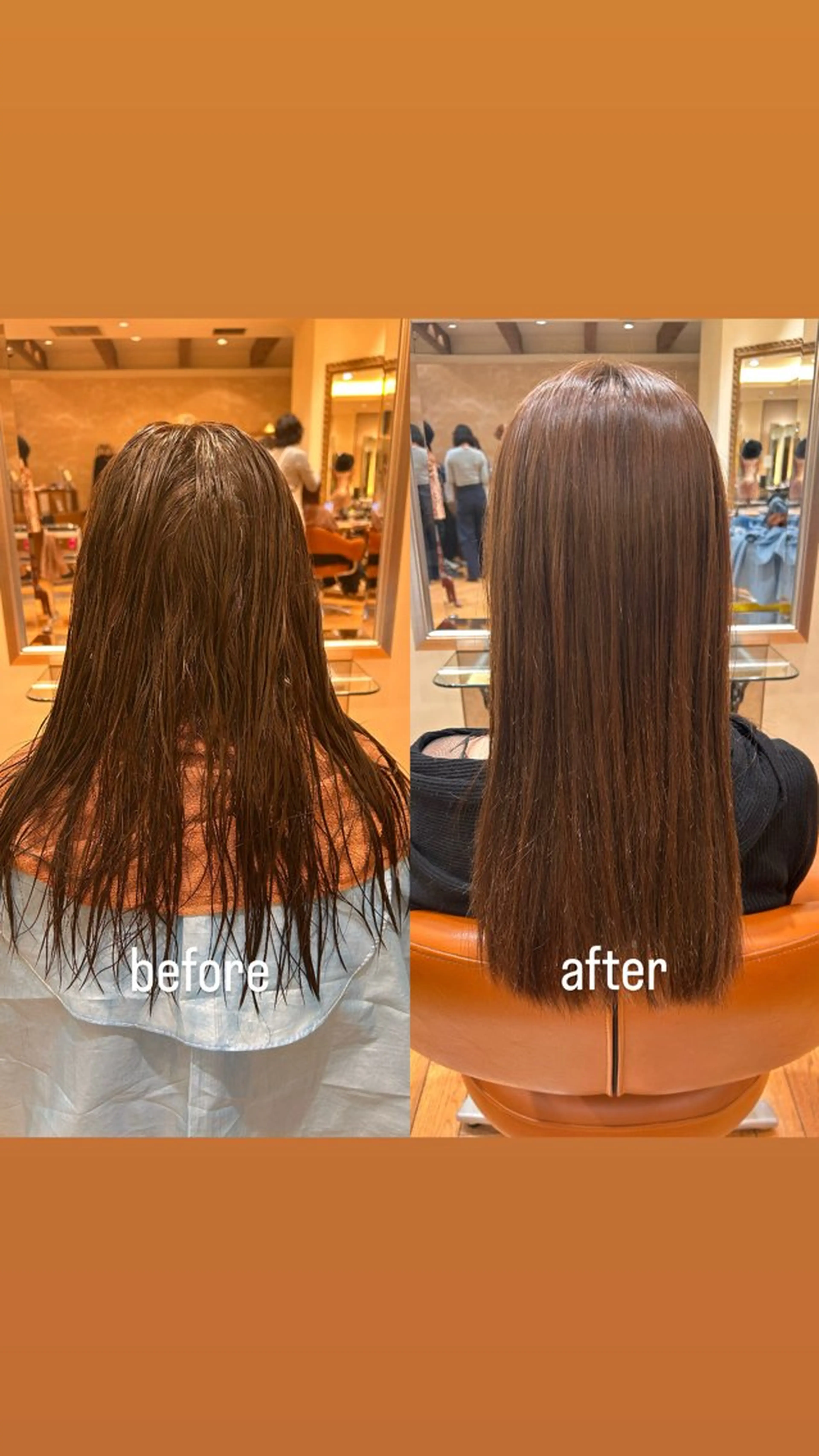 ロング 縮毛矯正 BEAUTRIUM265所属・【ストレート】 平野枝莉のヘアスタイル