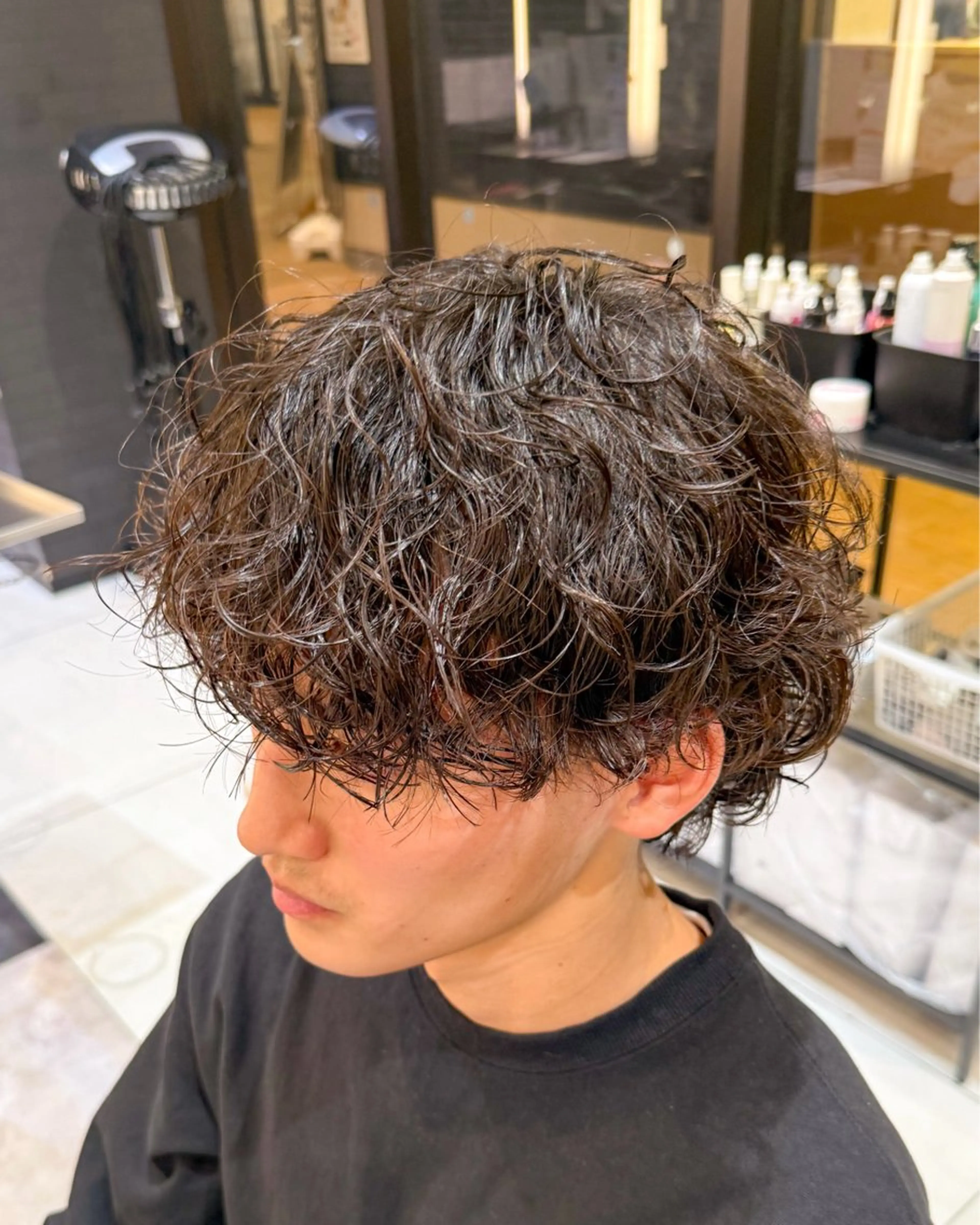 パーマ メンズ メンズパーマ シャドーパーマ ニュアンスパーマ ニュアンス/シャドウ /ツイスト/海斗のヘアスタイル