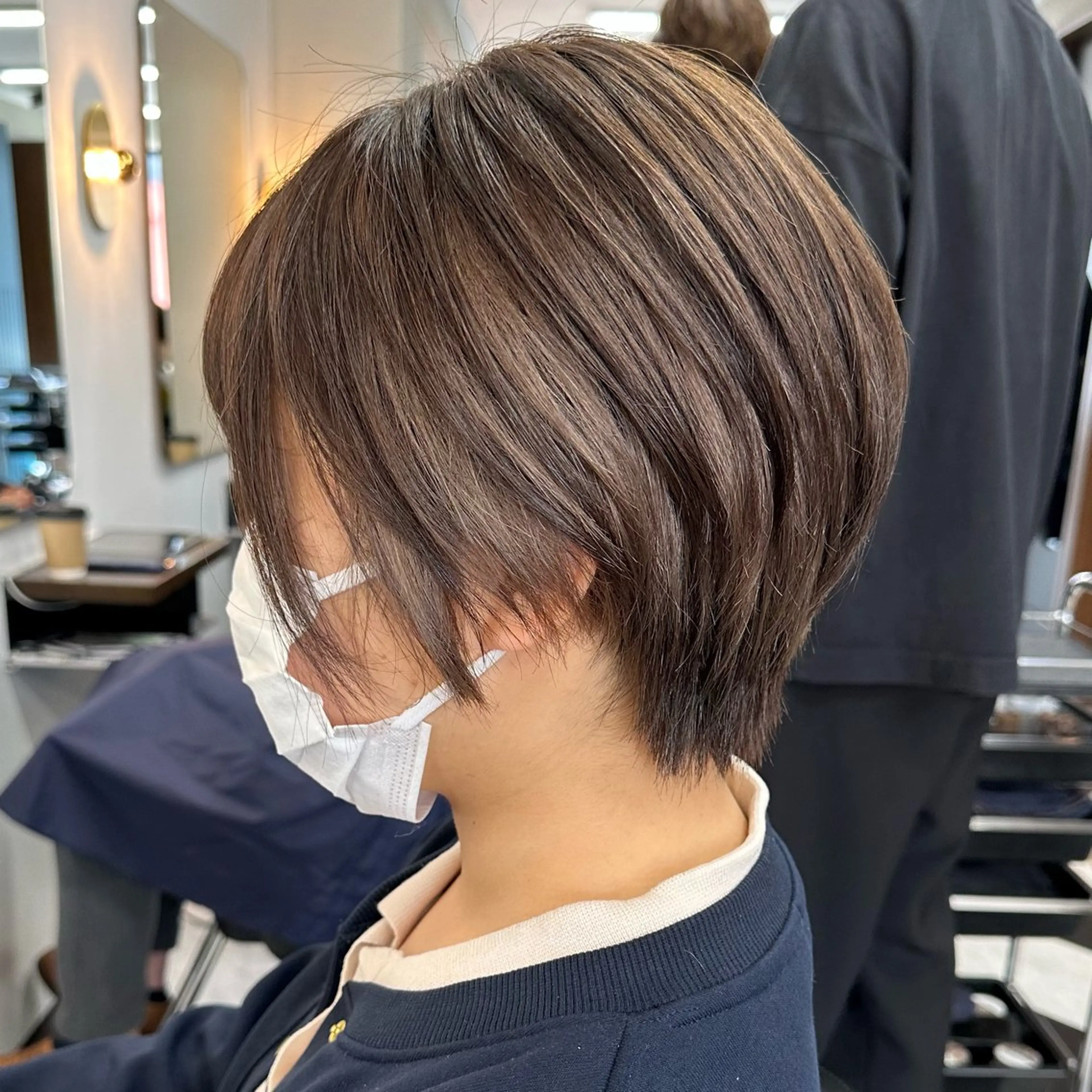 ショート カラー 守屋 寿哉のヘアスタイル