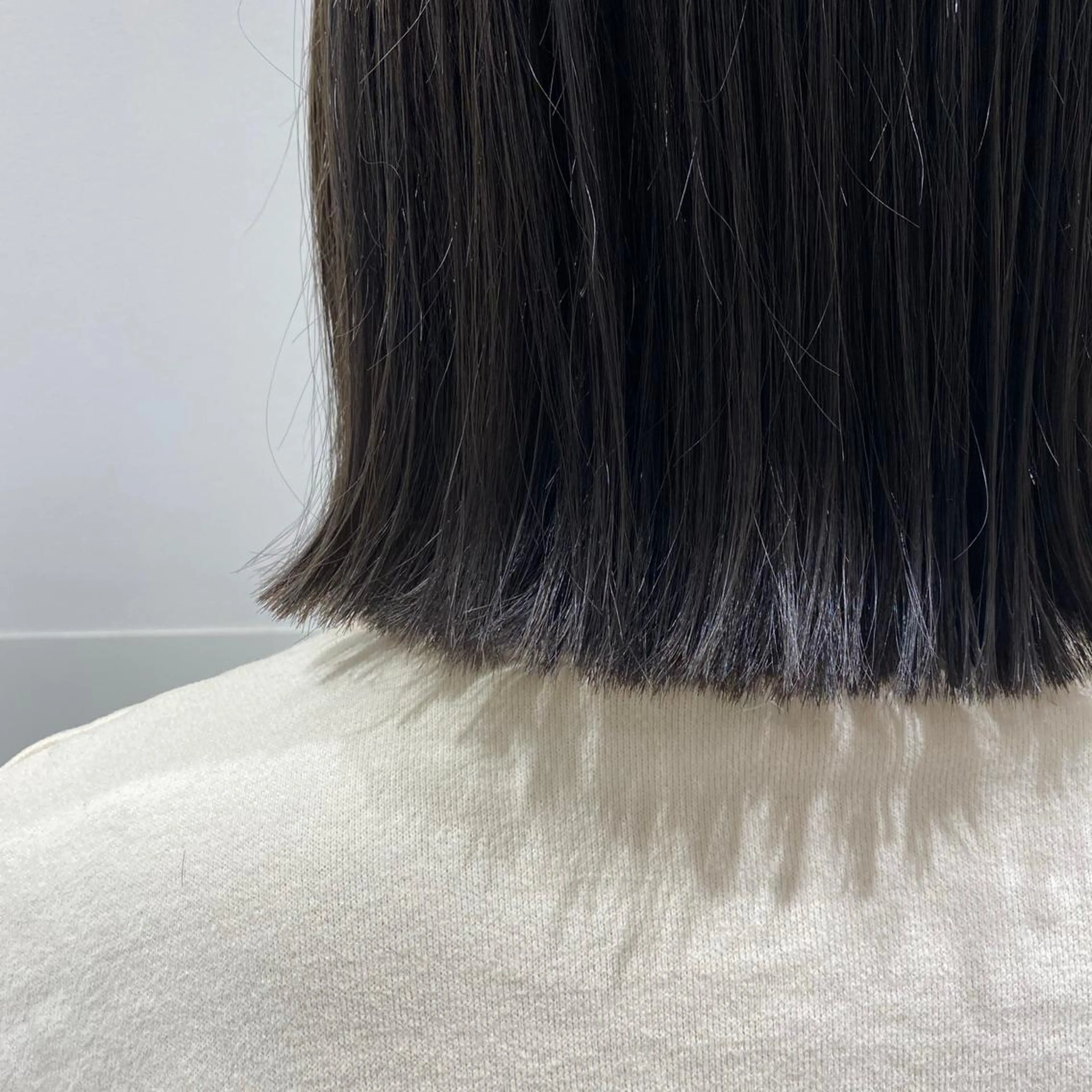 カット(ボブミディアムロングスタイル)の写真