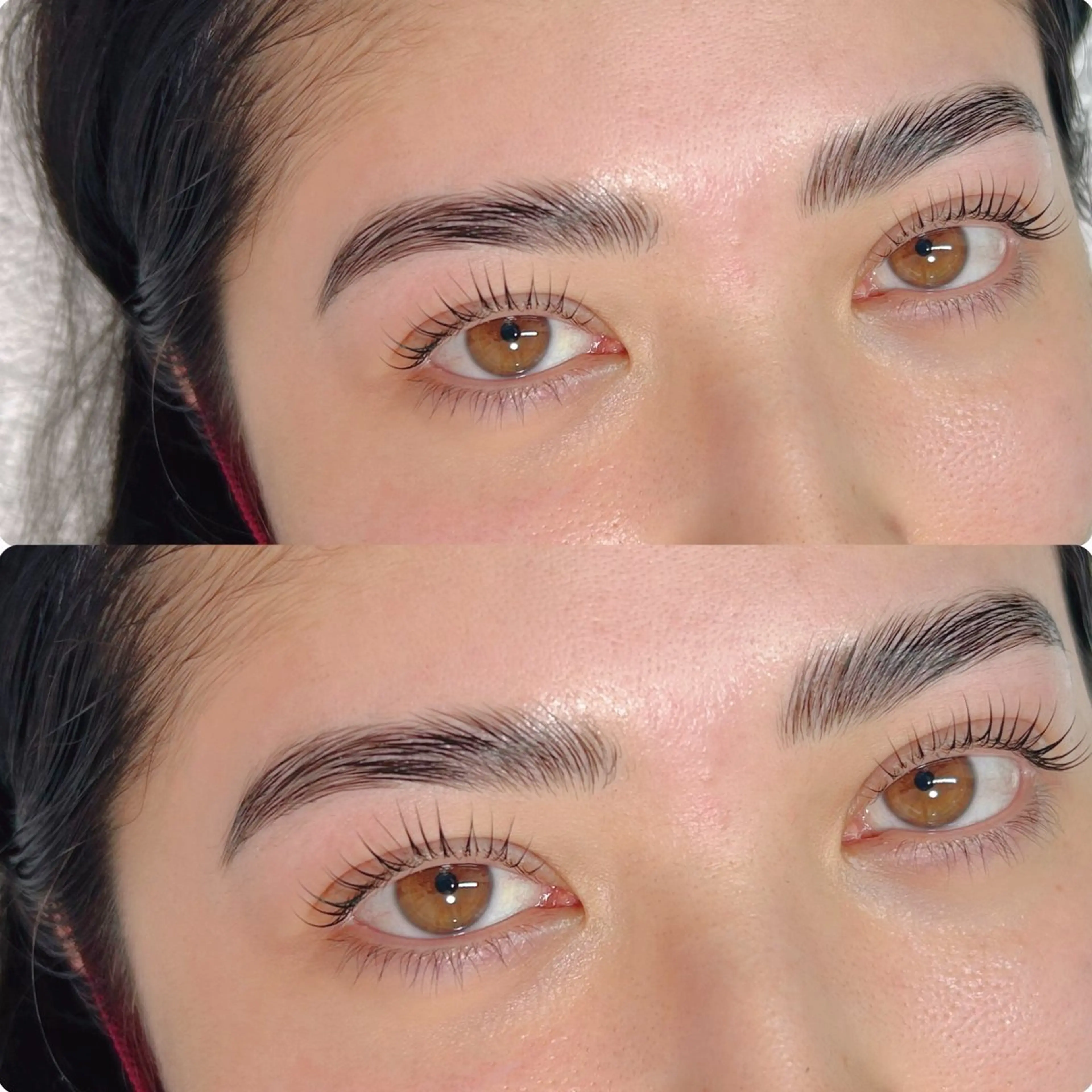 🩵まつ毛ブラックティント付き🩵パリジェンヌラッシュリフト ＆ ハリウッドブロウリフトの写真