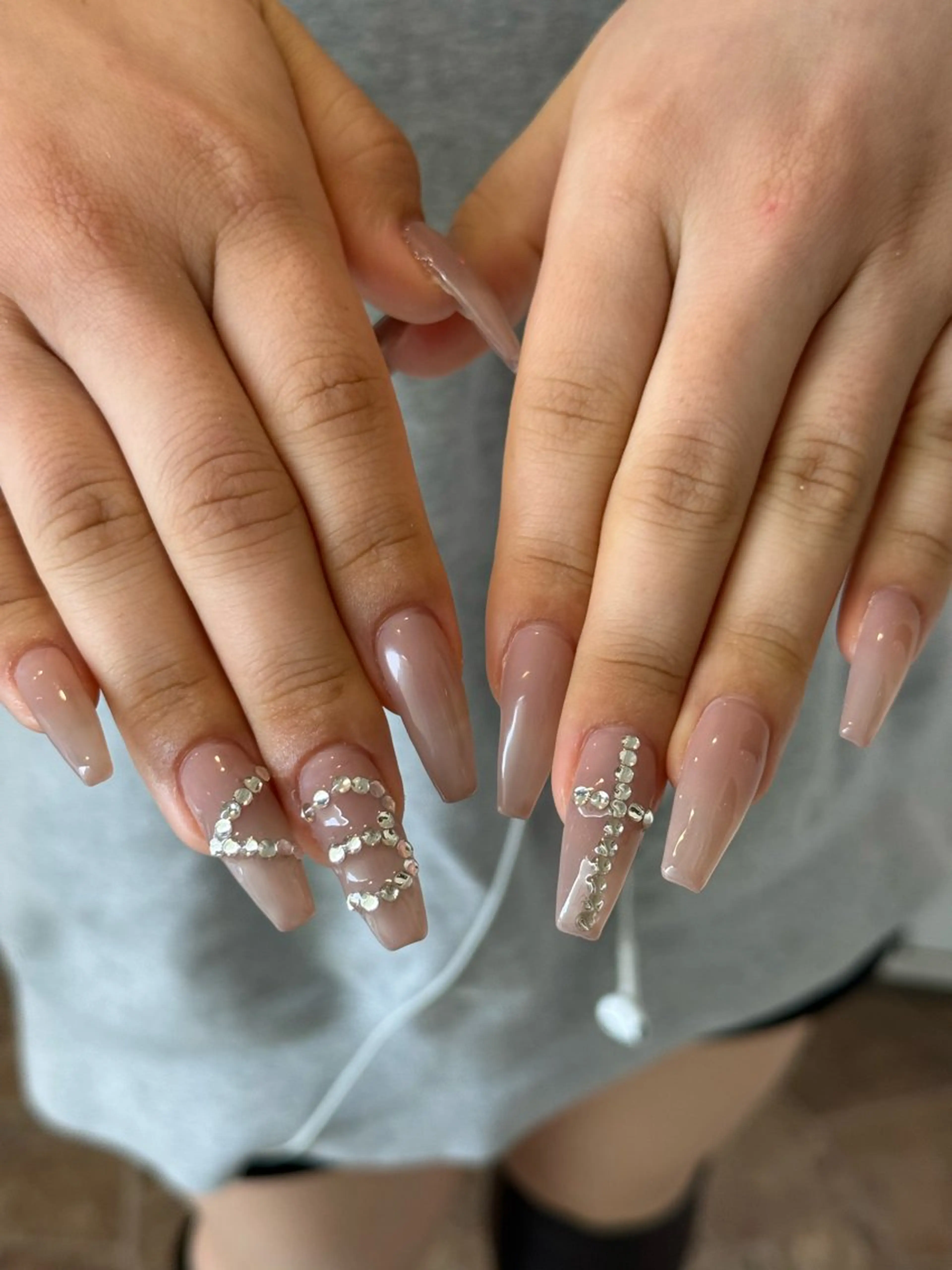 ネイル ハート ハンドネイル WOLTOKYO渋谷 yunaのネイルデザイン