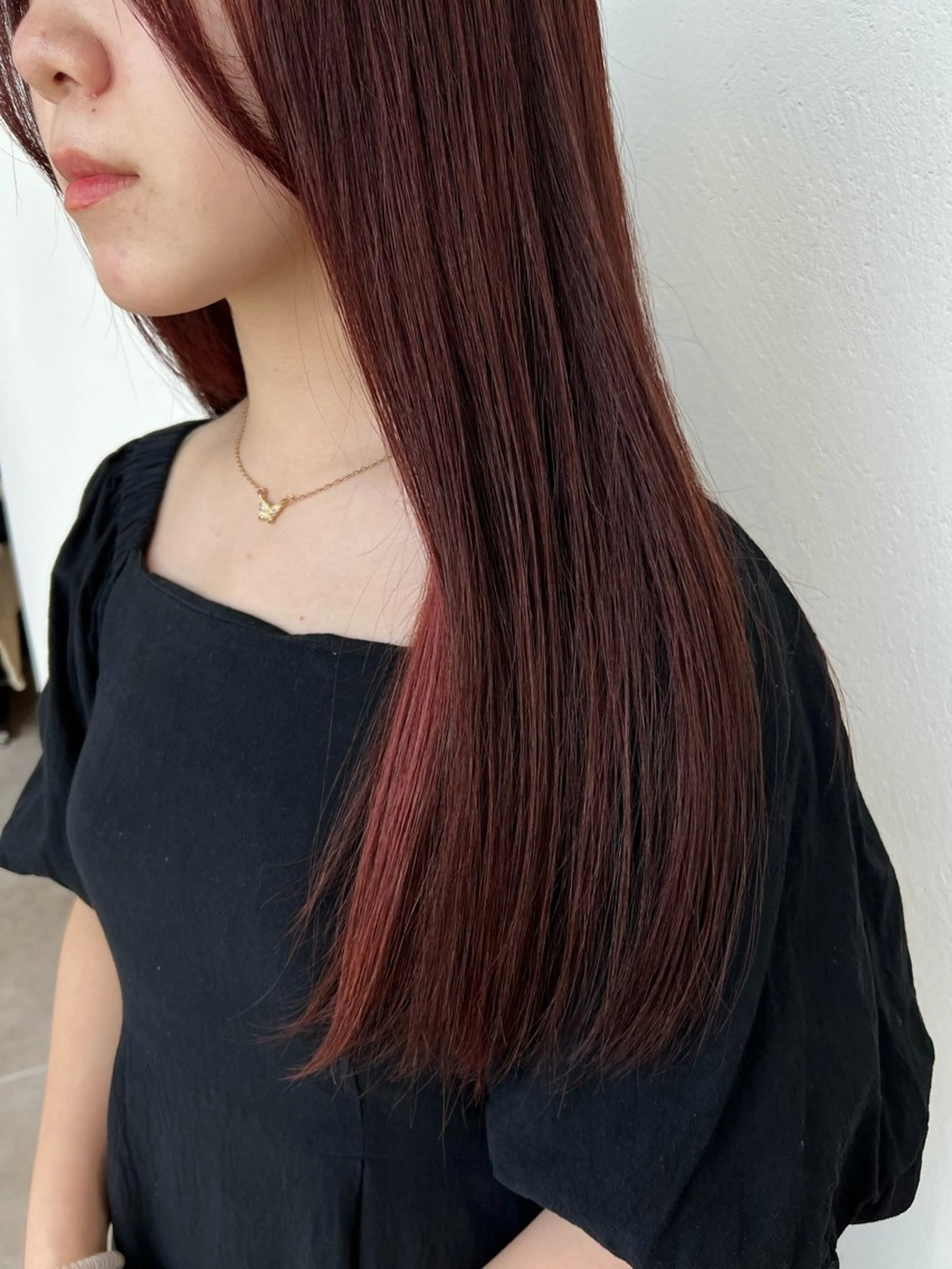 ミディアム カラー ✨髪質改善 縮毛矯正 艶髪 立川 コウキ✨のヘアスタイル