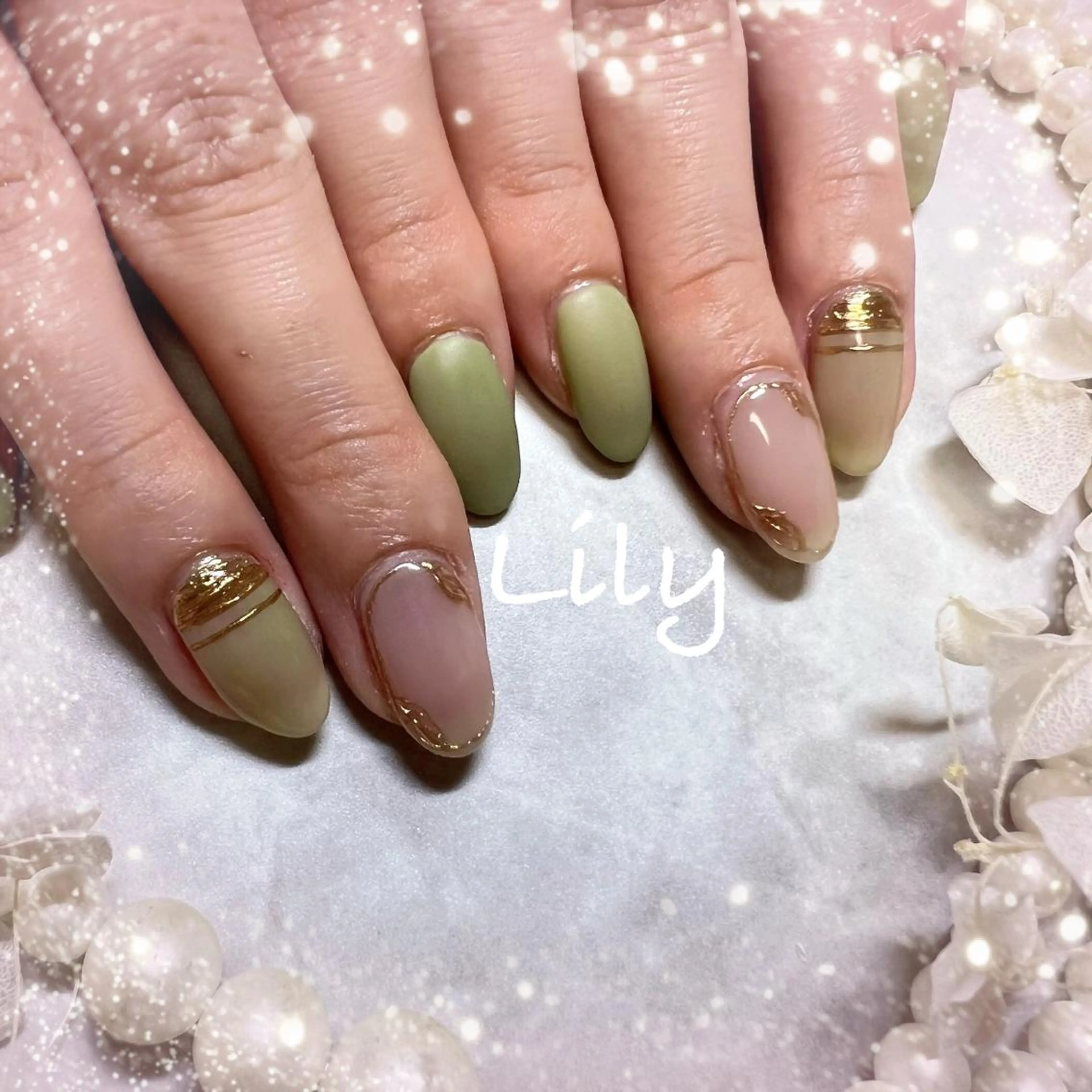 ネイル ハンドネイル Nailsalon Lilyのネイルデザイン