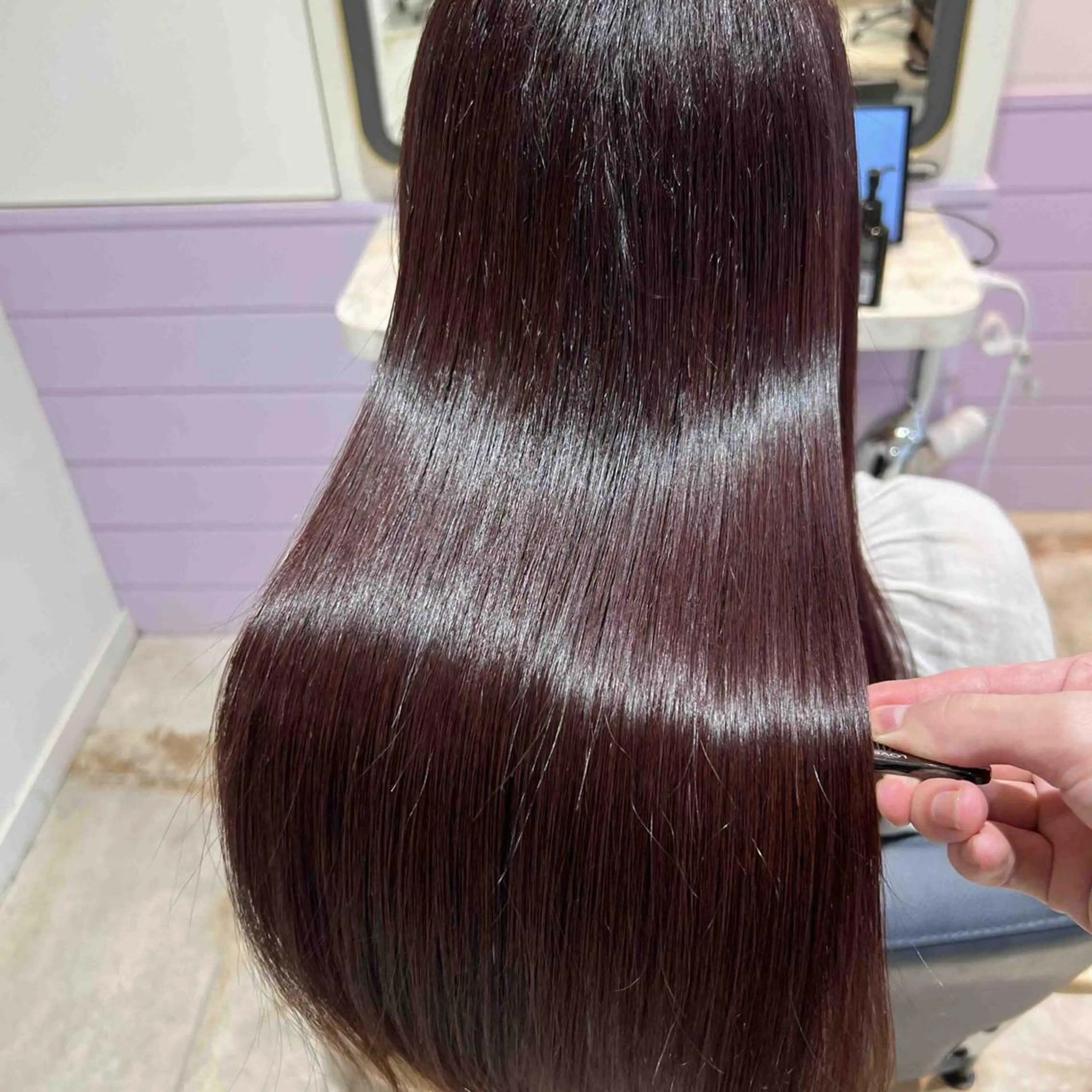 ✨美髪矯正✨カット+シルクストレート（縮毛矯正）+SPトリートメント👩🏻🌸の写真