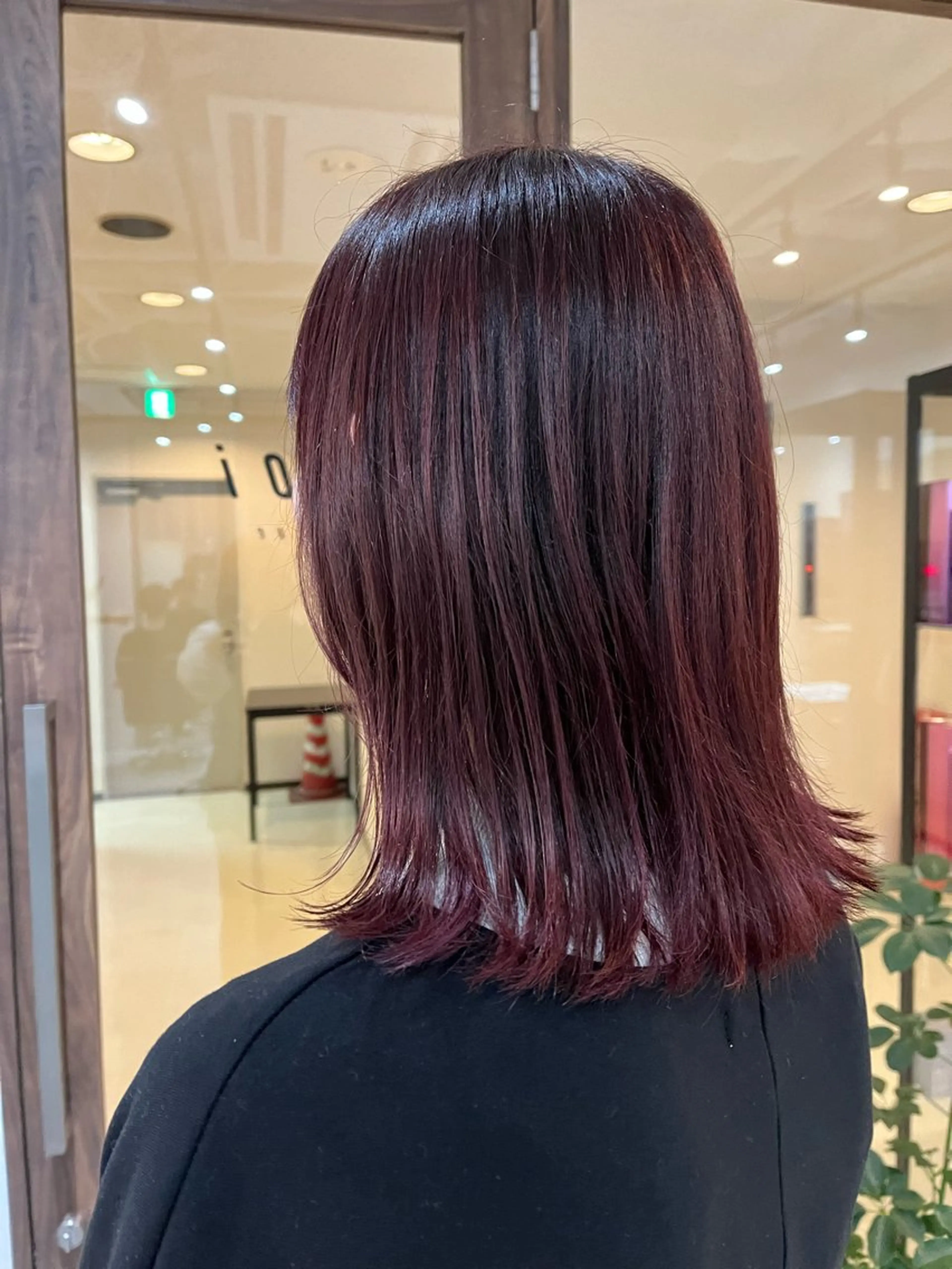 カラー ブリーチ ラベンダーカラー ラベンダーピンク オレンジ ピンクカラー 佐藤 香苗のヘアスタイル