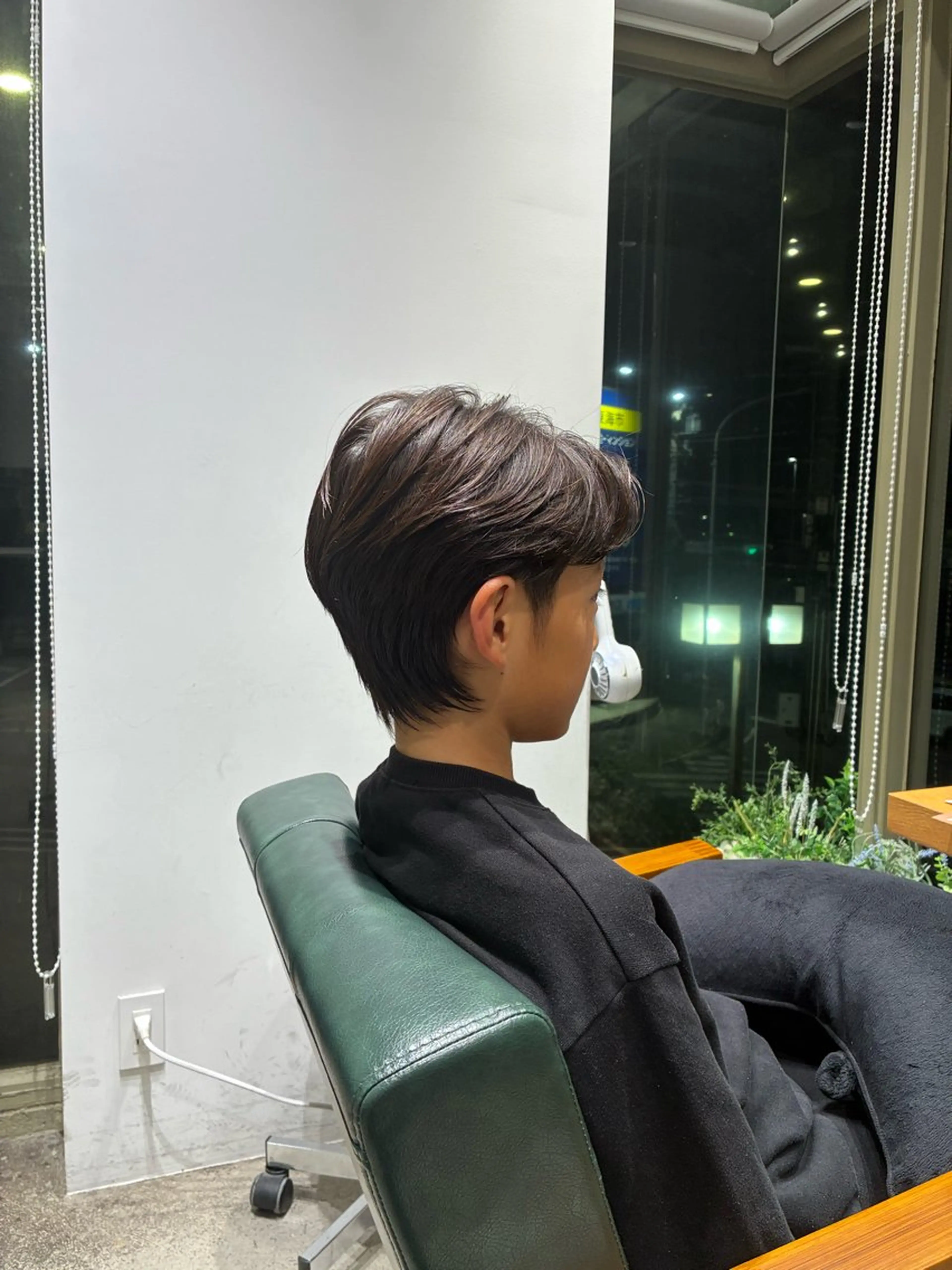 メンズ フェザーパーマ メンズパーマ 平松 里穗のヘアスタイル