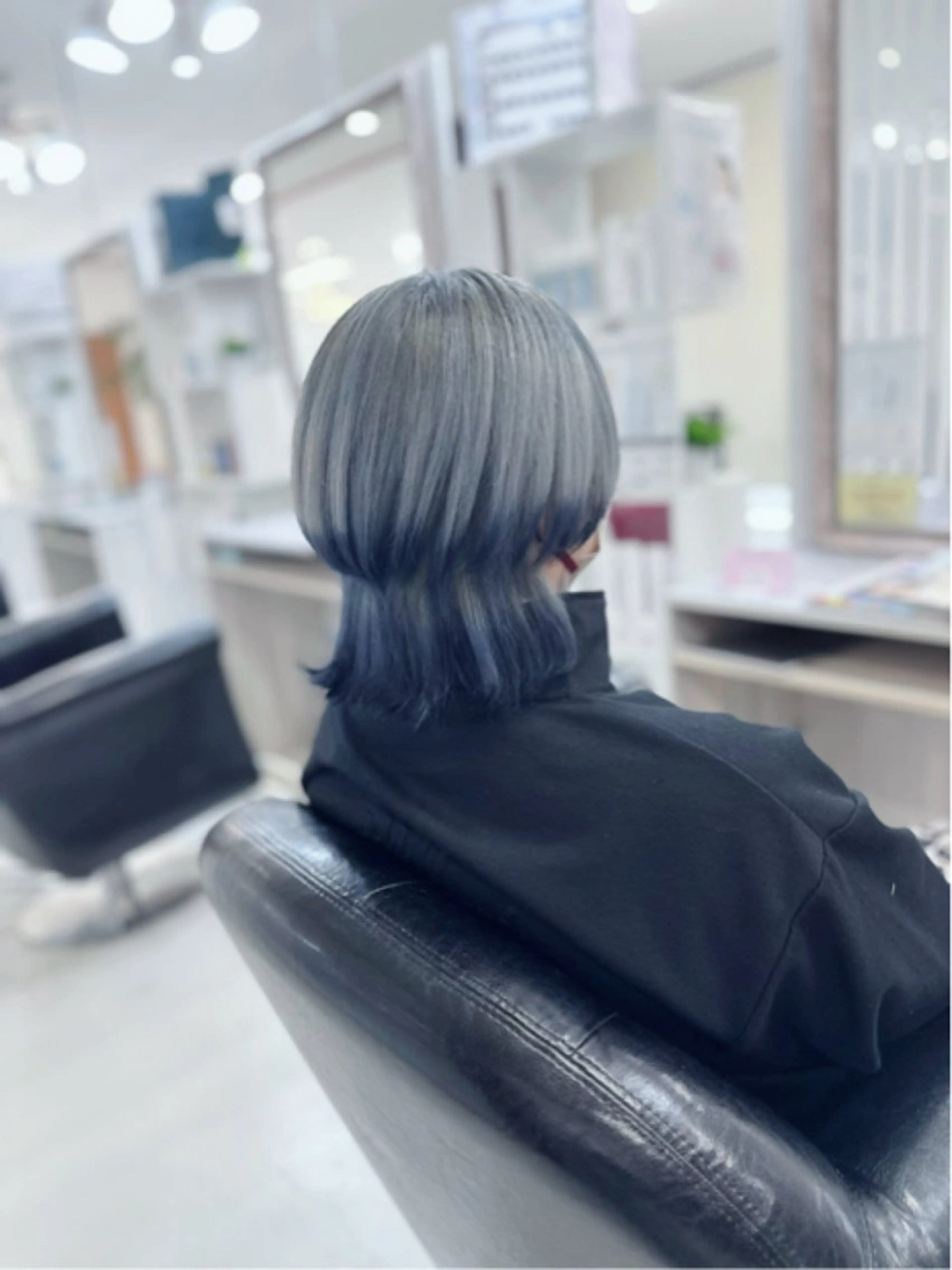 ミディアム カラー デザインカラー YURI ✨のヘアスタイル