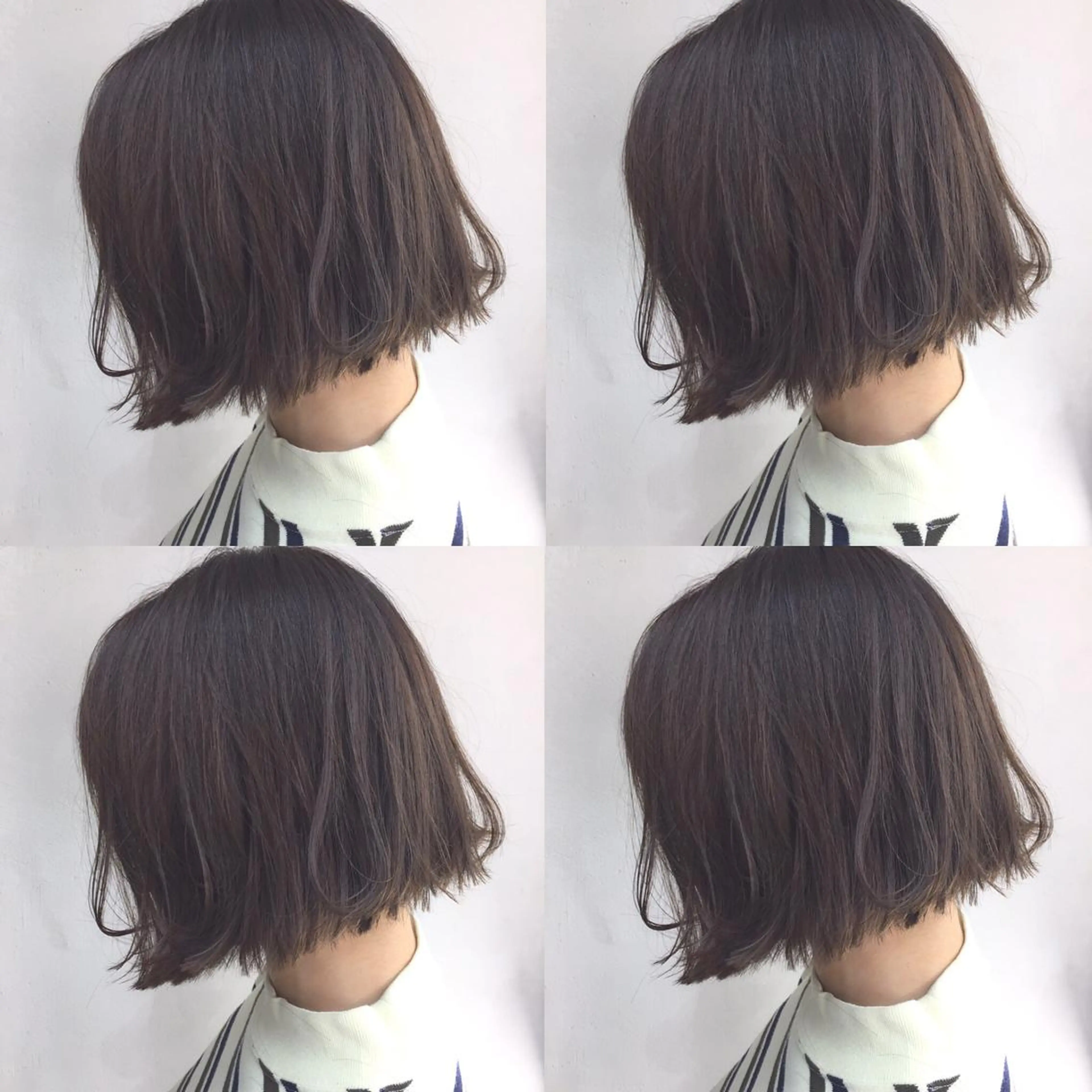 ショート TOMOYAレイヤー ブリーチ縮毛矯正のヘアスタイル