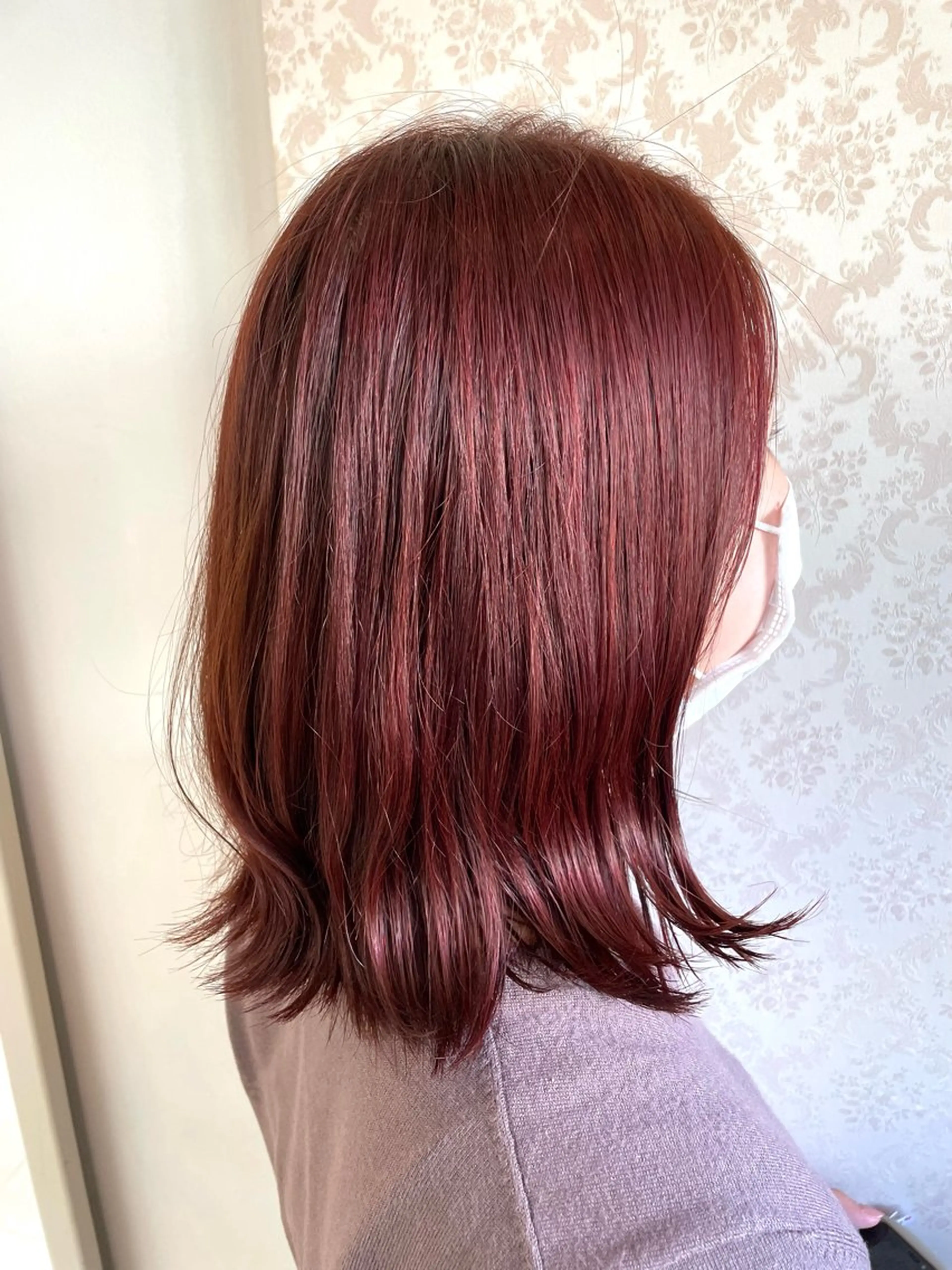 ミディアム カラー ヒヨシ ルナのヘアスタイル