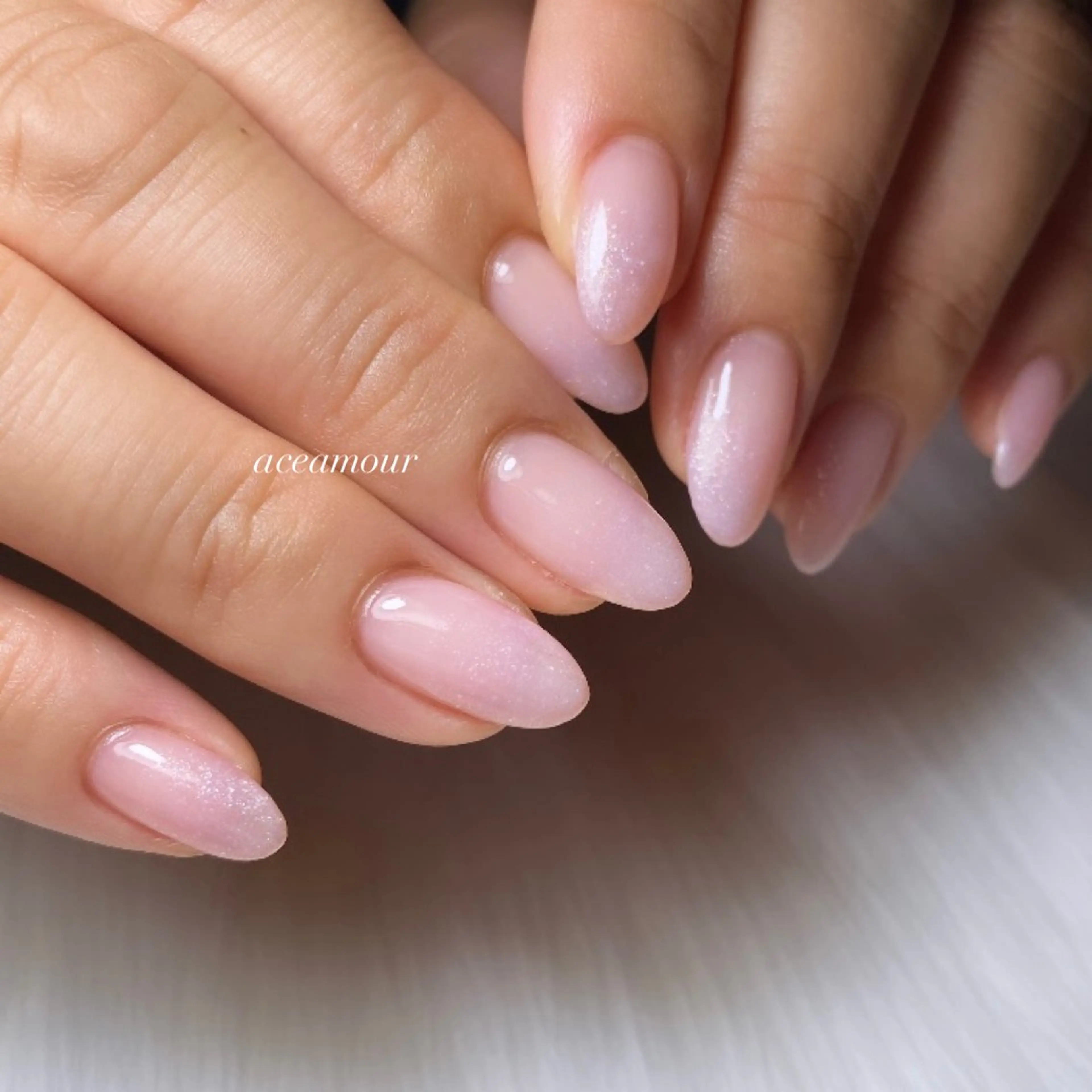 ネイル ハンドネイル ハンドケア ネイル/耳つぼ /新ホワイトニングのネイルデザイン