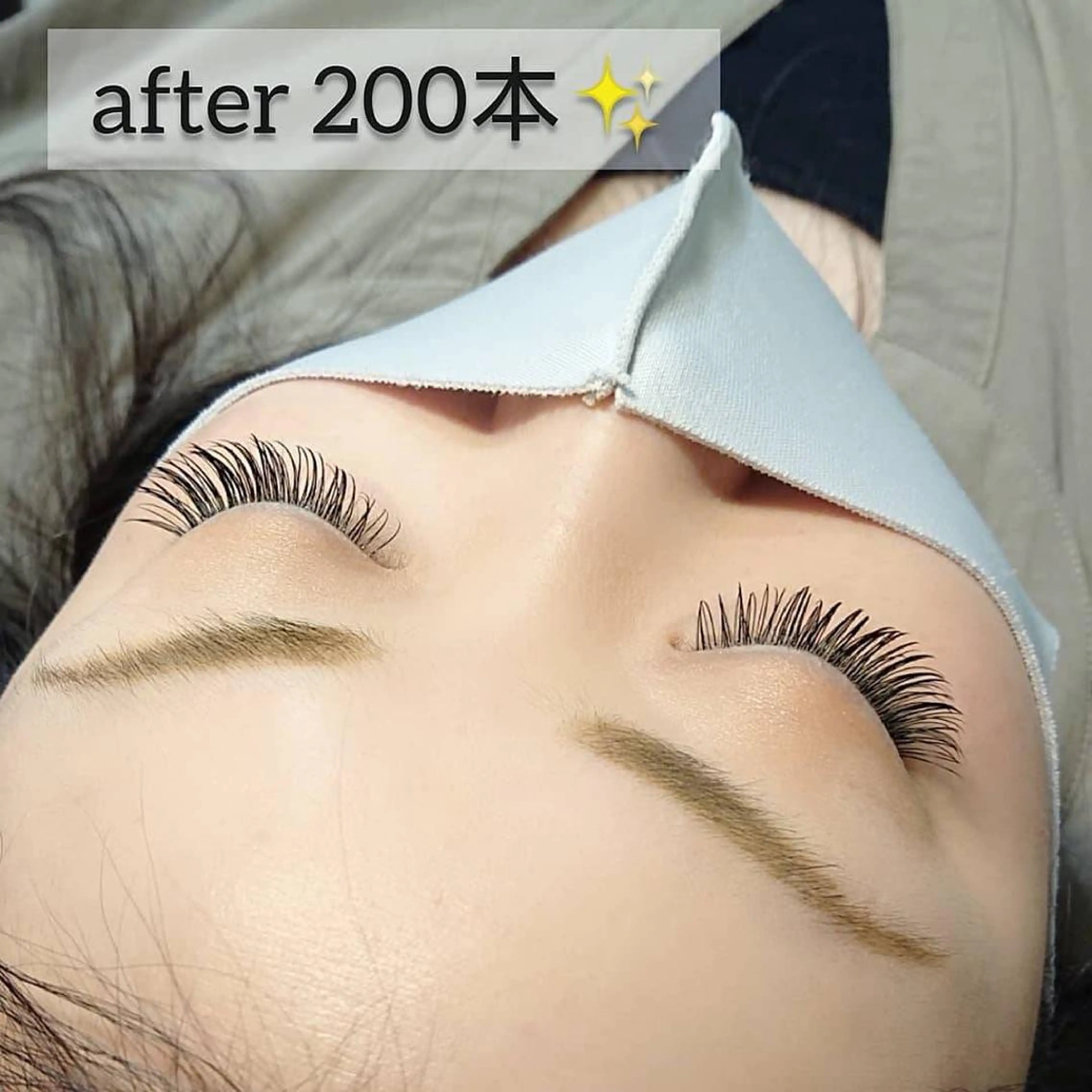 マツエク・マツパ 付け放題 マツエク Q-LEA  まつエク まつ毛パーマ 四条大宮所属・Q-LEA 四条大宮 クリアのマツエク・マツパデザイン