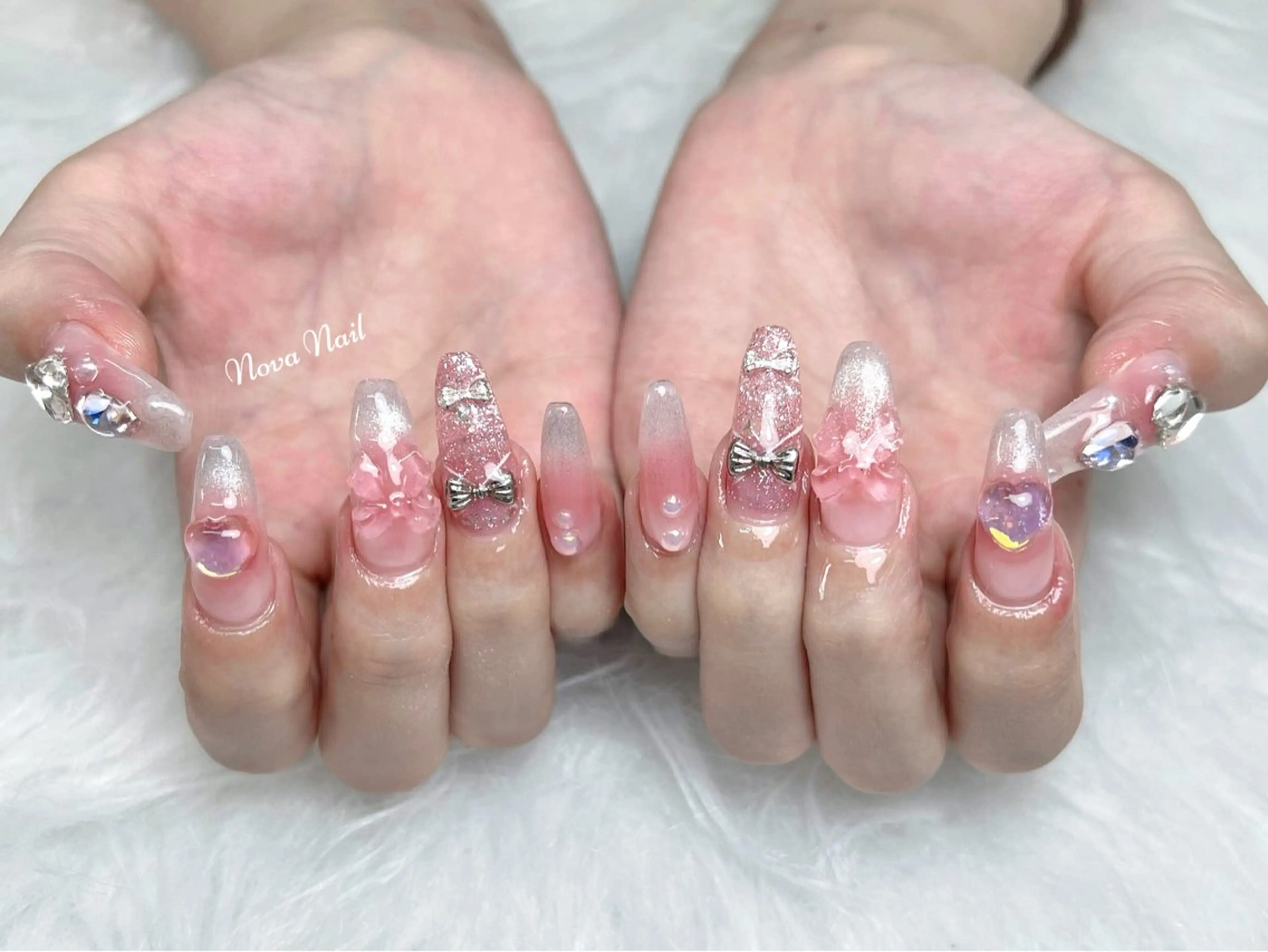 ネイル ハンドネイル ハンドケア Nova Nail Nambaのネイルデザイン