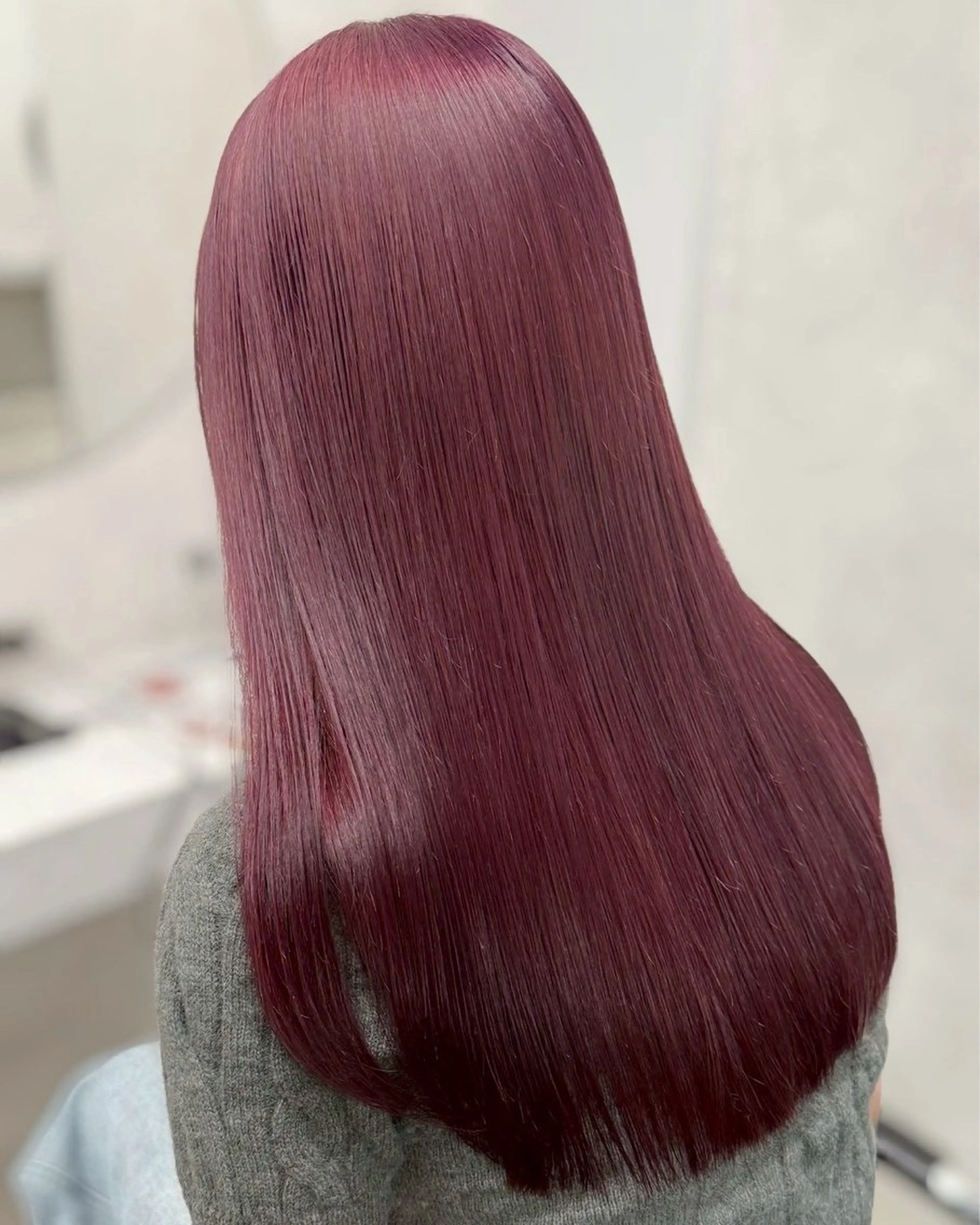 ロング ゆみこ カラーモデル募集中のヘアスタイル