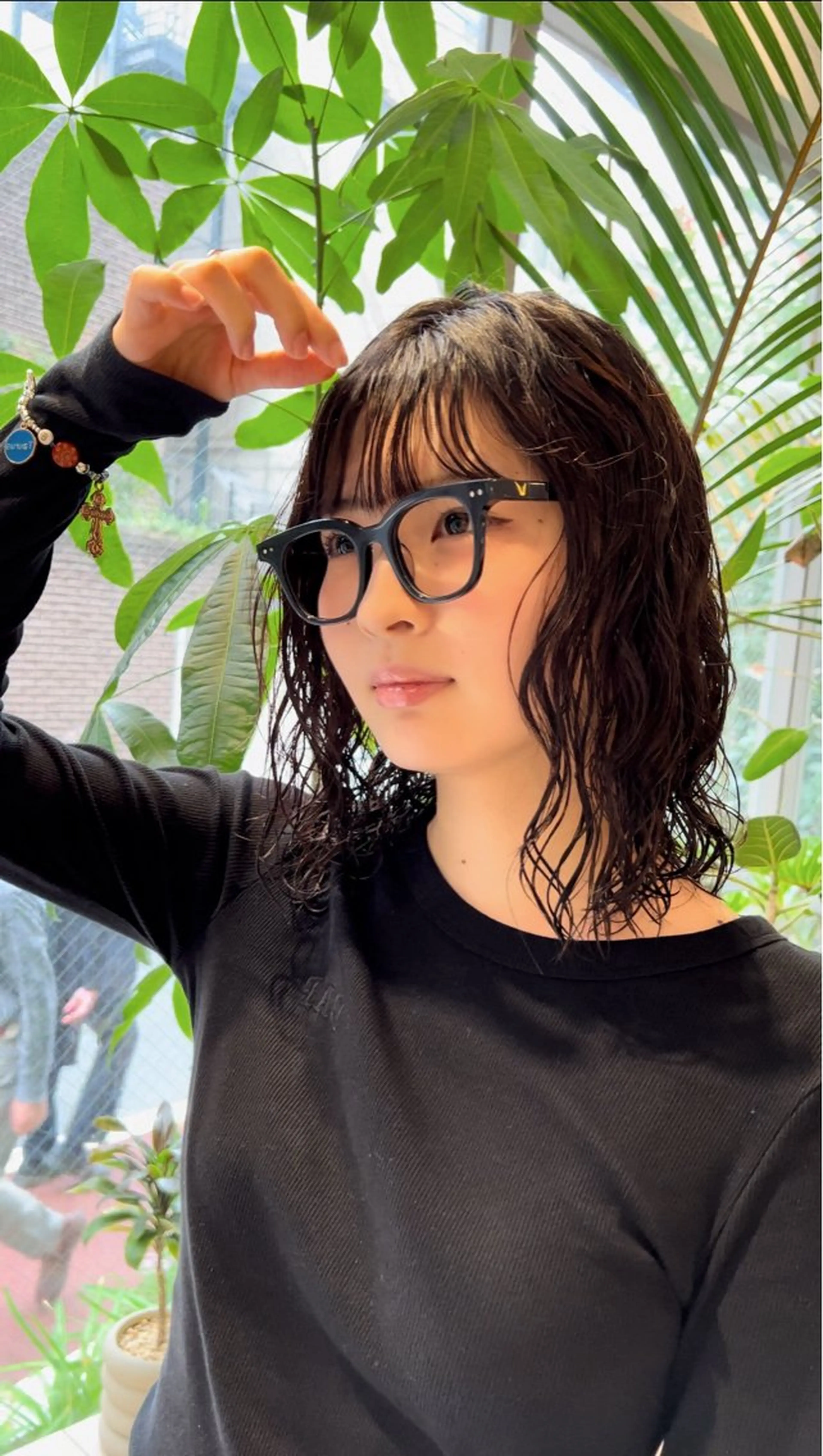 ミディアム パーマ パーマ/ボブ /レイヤー チヒロのヘアスタイル