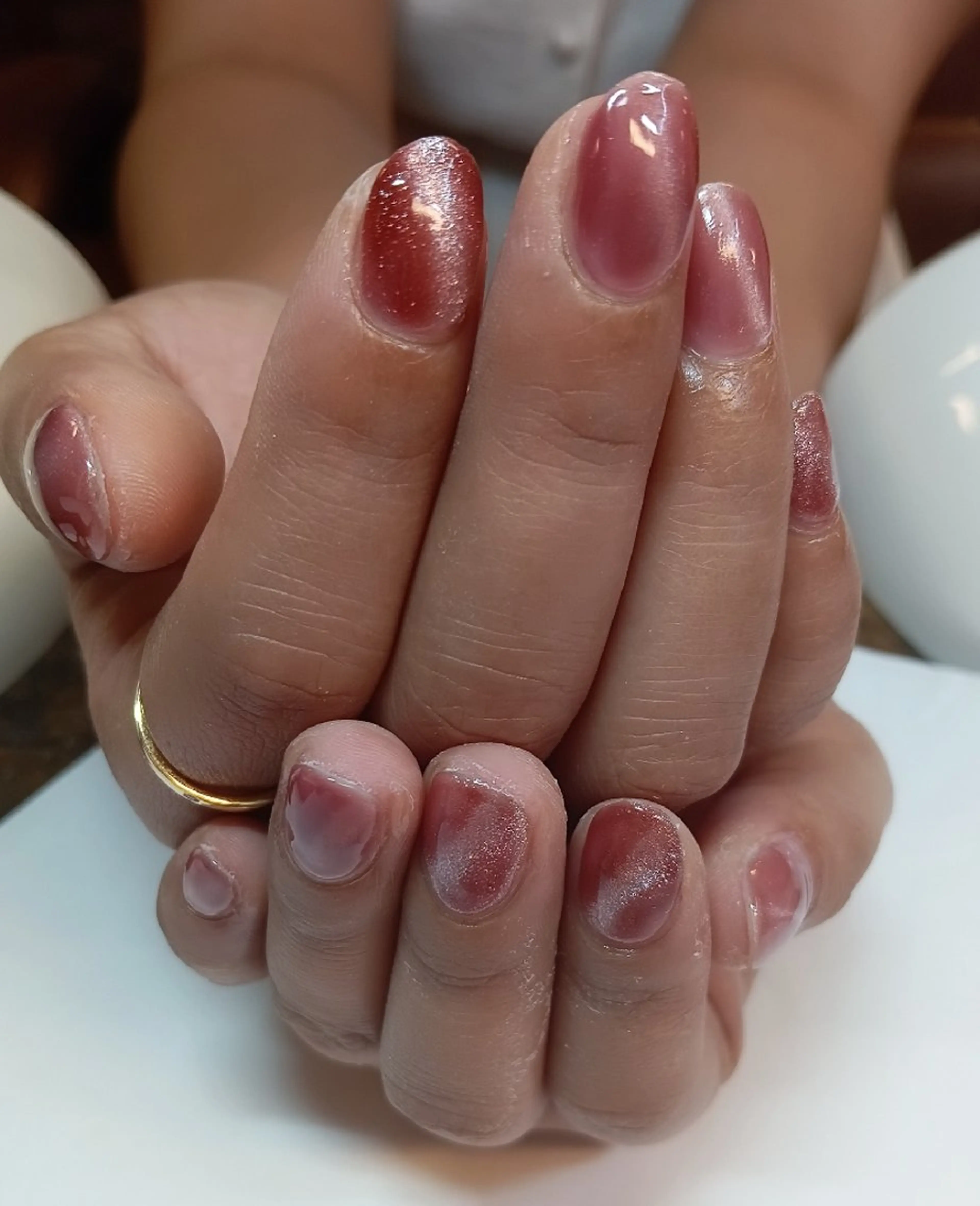 ネイル ラメ(グリッター) マグネットネイル シンプルネイル ハンドネイル フットネイル ハンドケア 🦋AYNIL🦋 ナチュラル専門店♥️のネイルデザイン