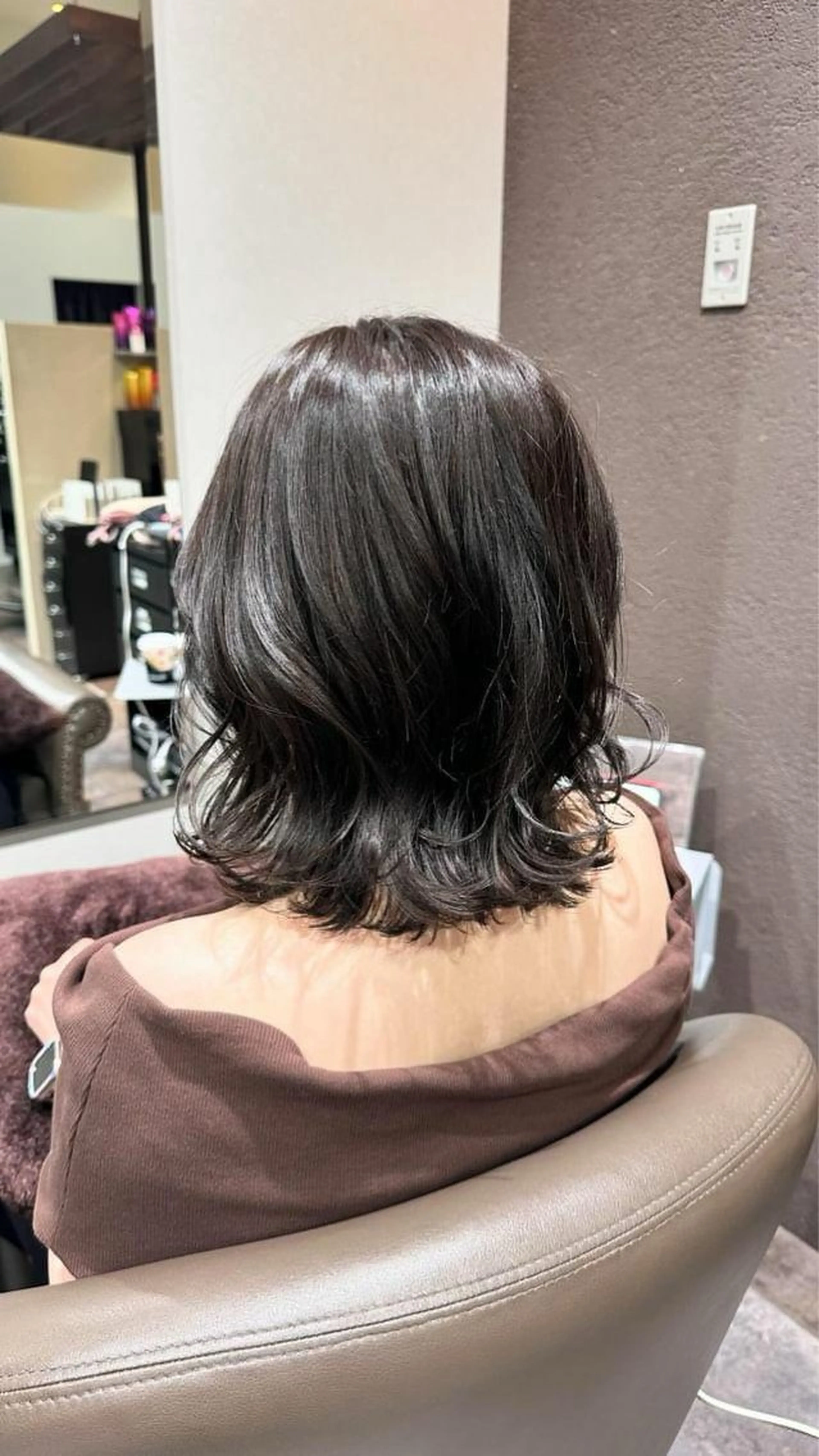 ミディアム カラー ヘアアレンジ 大人の髪質改善専門店G’RELO HAIR所属・池田 悠々花のヘアスタイル