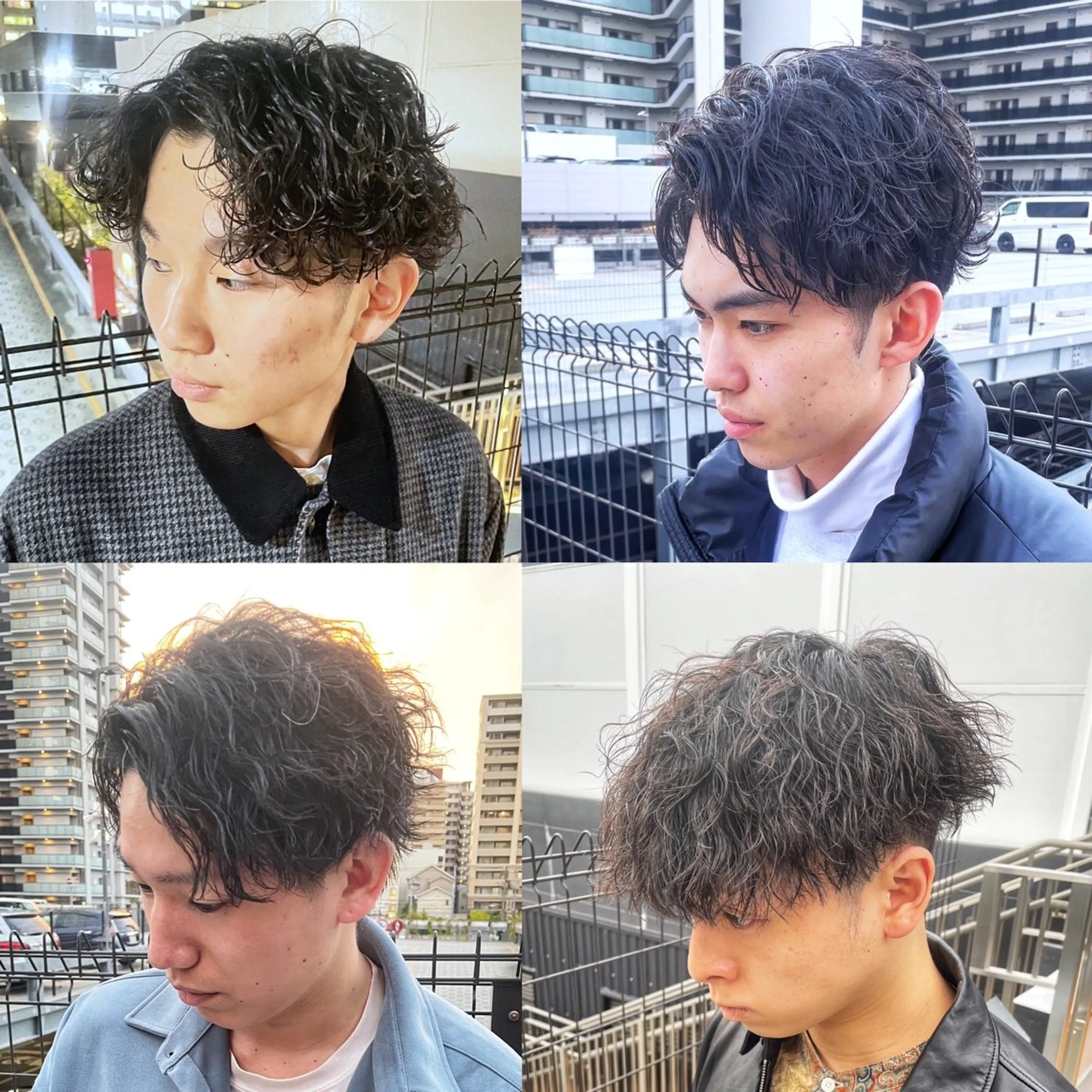 ショート パーマ メンズ メンズパーマ メンズツイストパーマ ツイストスパイラルパーマ 波巻きパーマ ニュアンスパーマ カット ヘアカラー パーマ メンズヘア特化 崎田 成人のヘアスタイル