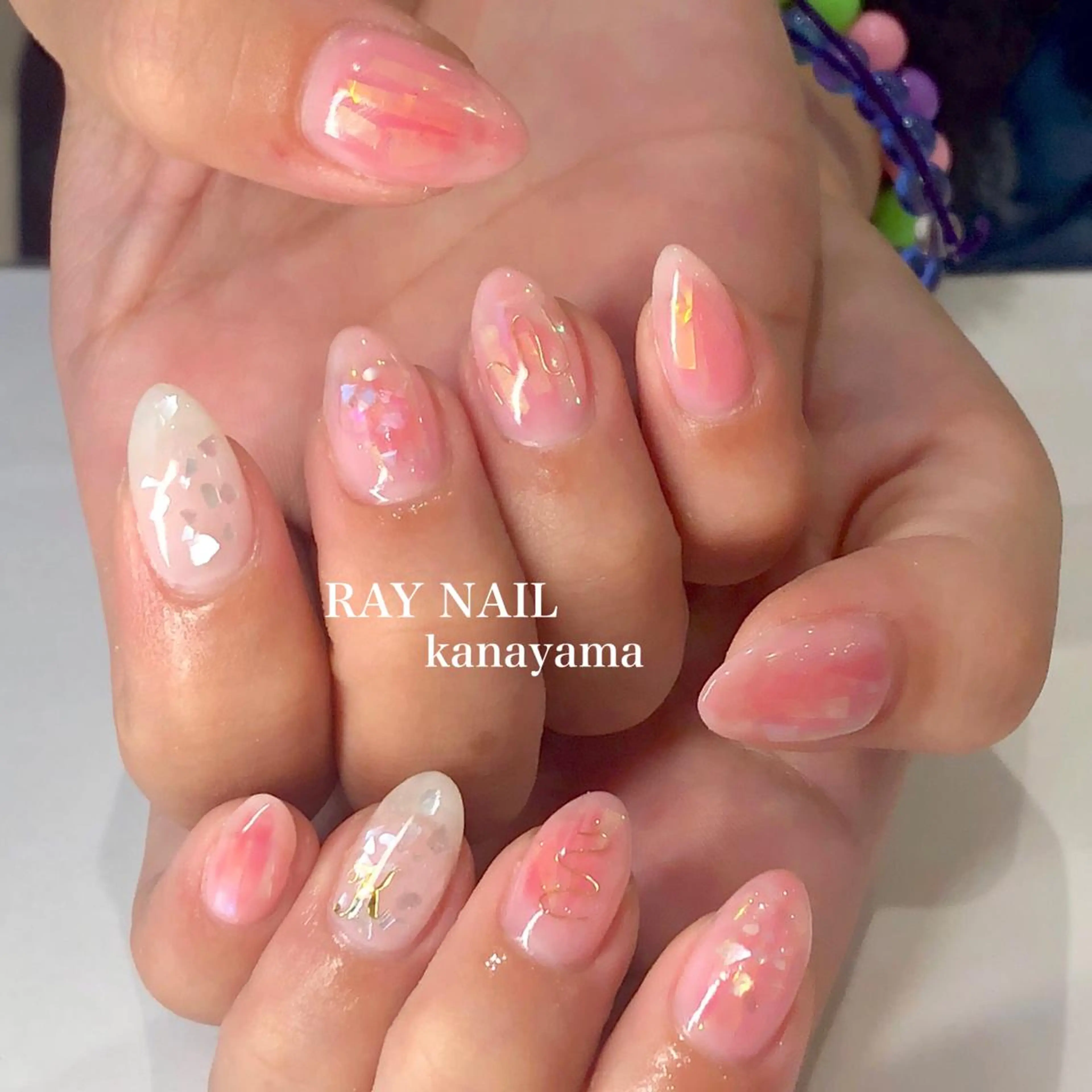 ネイル ニュアンスネイル Arowa 伊田のネイルデザイン