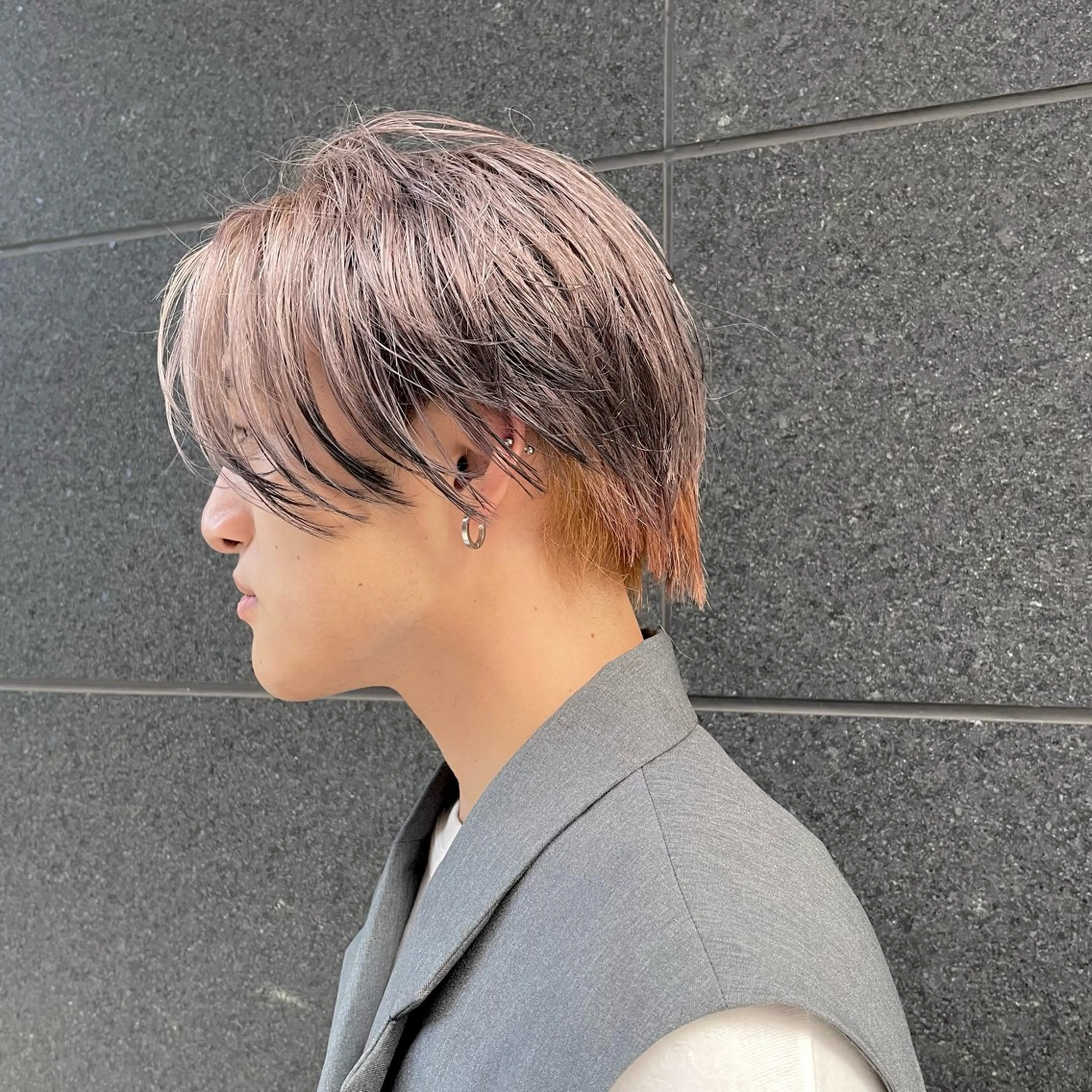 カラー メンズ ヘアカラー 【大人ショート/ボブ モデル募集】　Seiのヘアスタイル