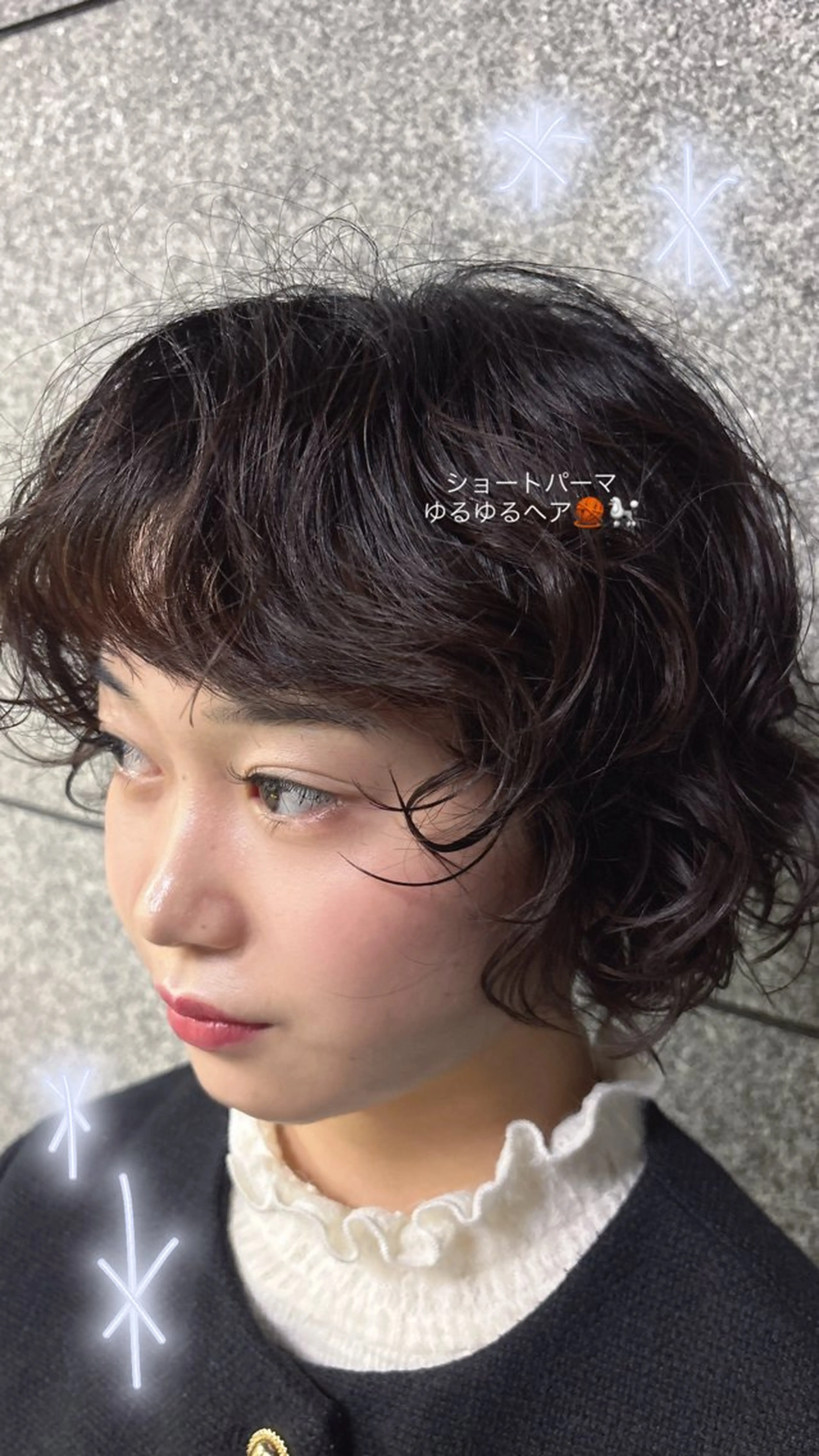 ショート パーマ ショートヘア パーマ :)) Konoha⋆｡˚✩のヘアスタイル